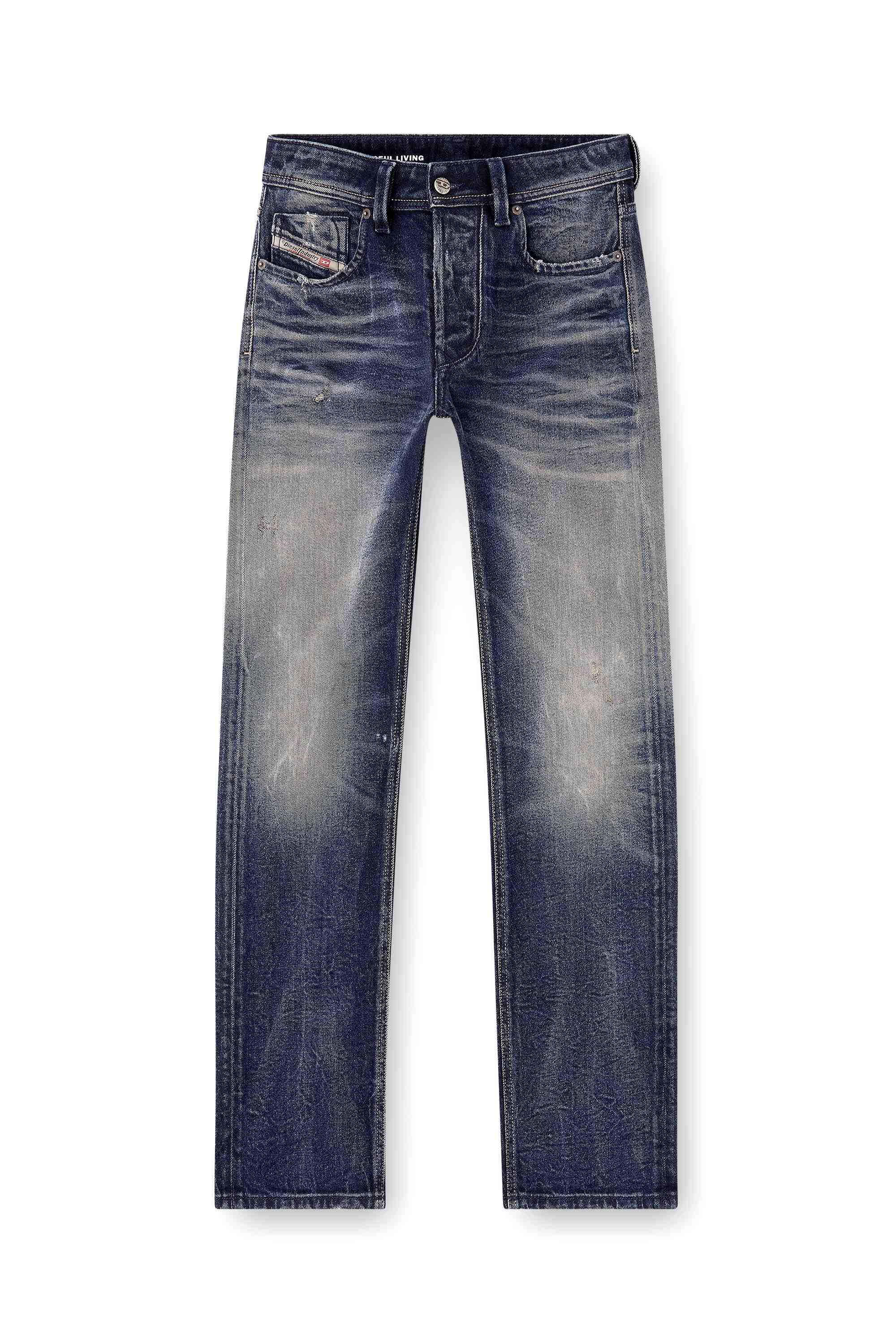 Dark Blue Regular Fit Jeans - 1985 Larkee