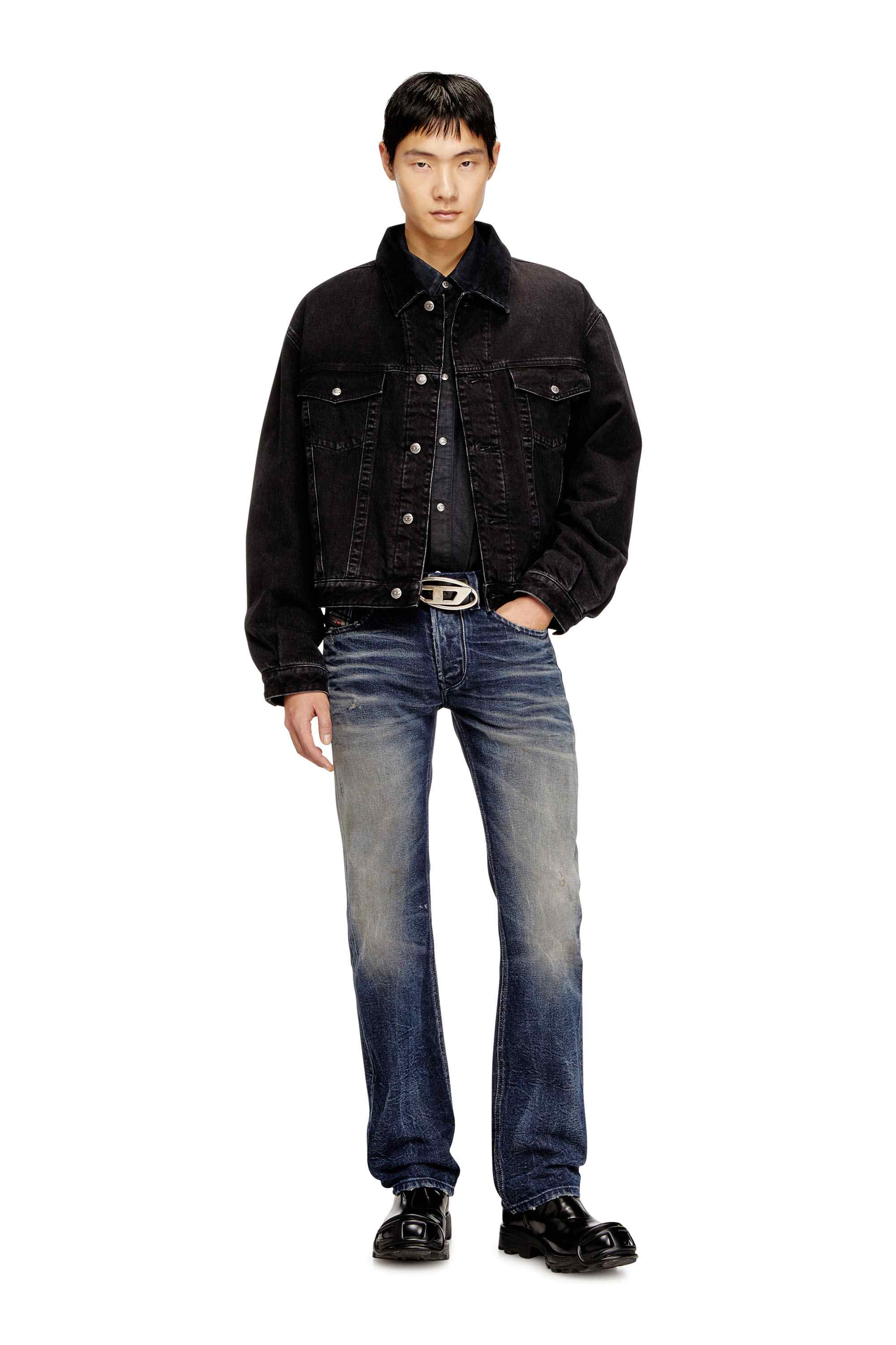 Dark Blue Regular Fit Jeans - 1985 Larkee