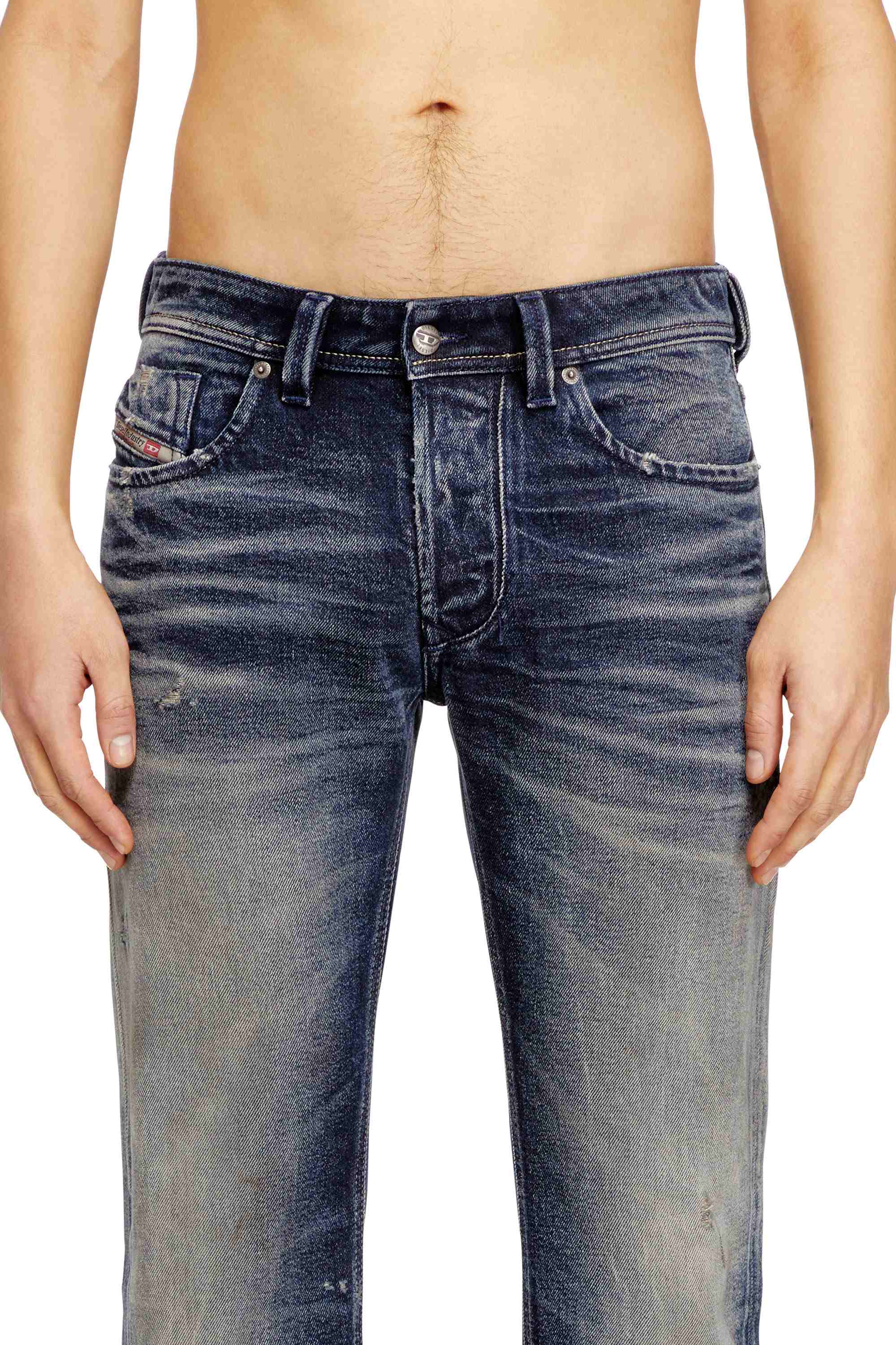 Dark Blue Regular Fit Jeans - 1985 Larkee