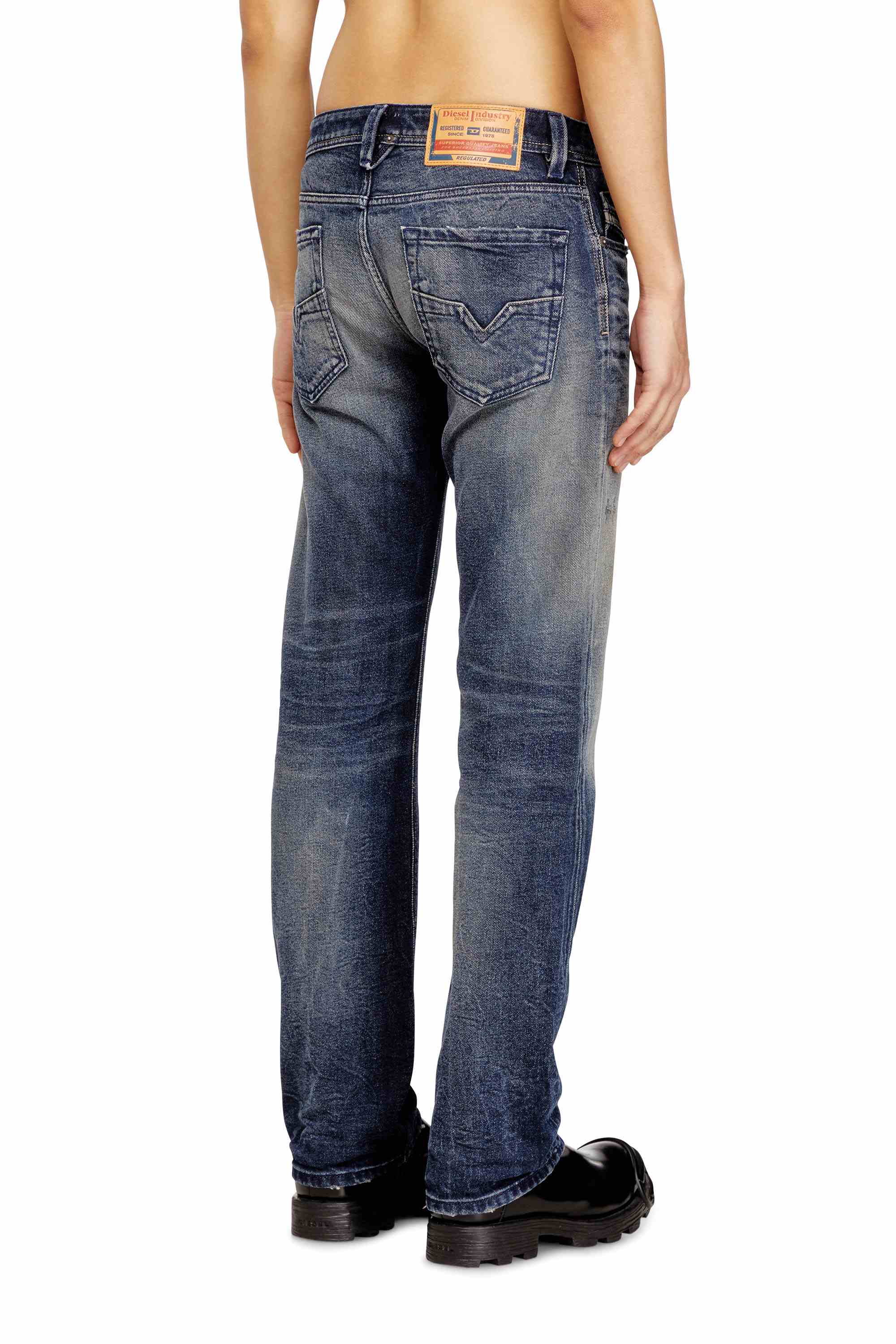 Dark Blue Regular Fit Jeans - 1985 Larkee