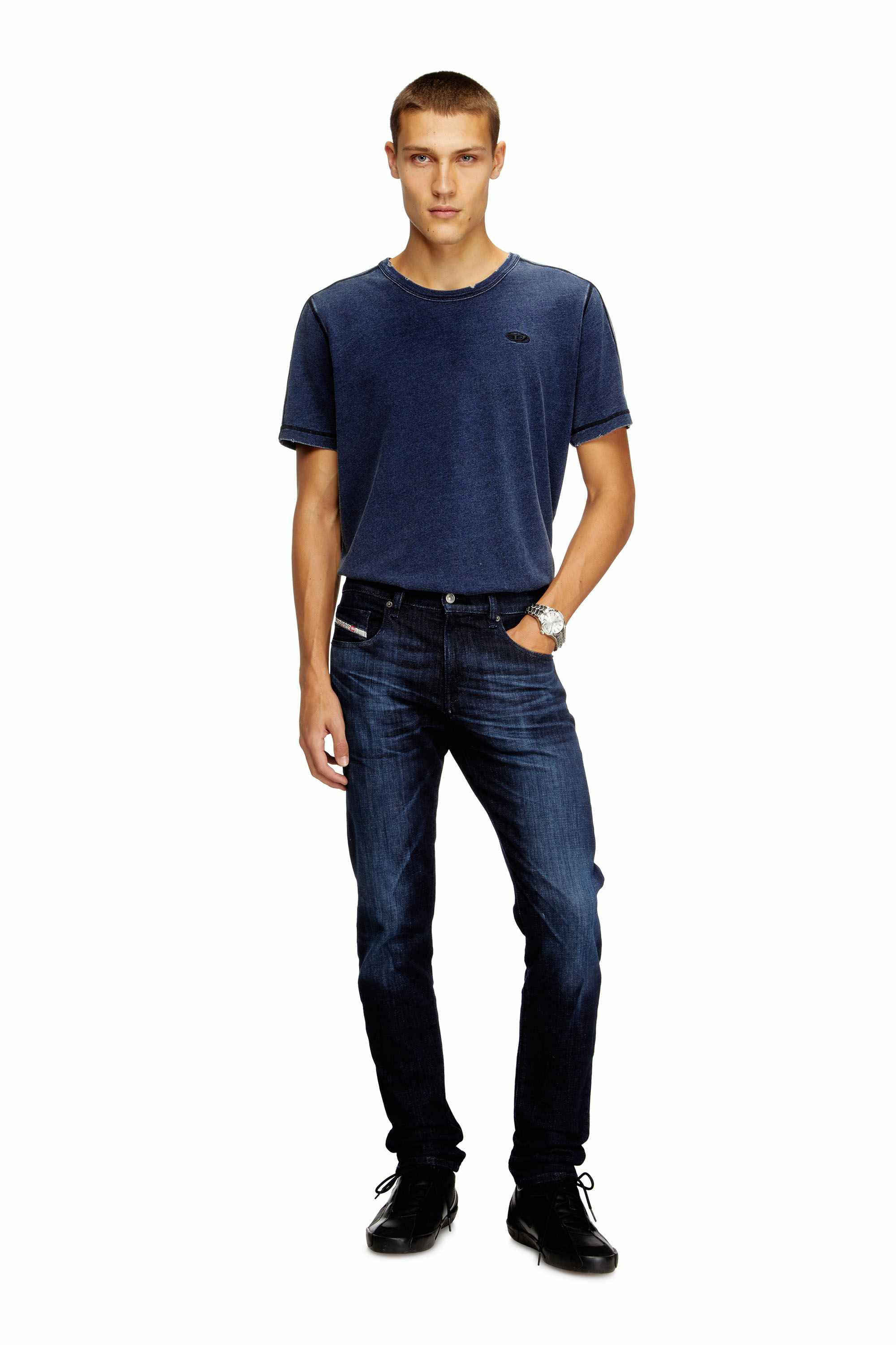 Dark Blue Slim Fit Jeans - 2019 D-Strukt