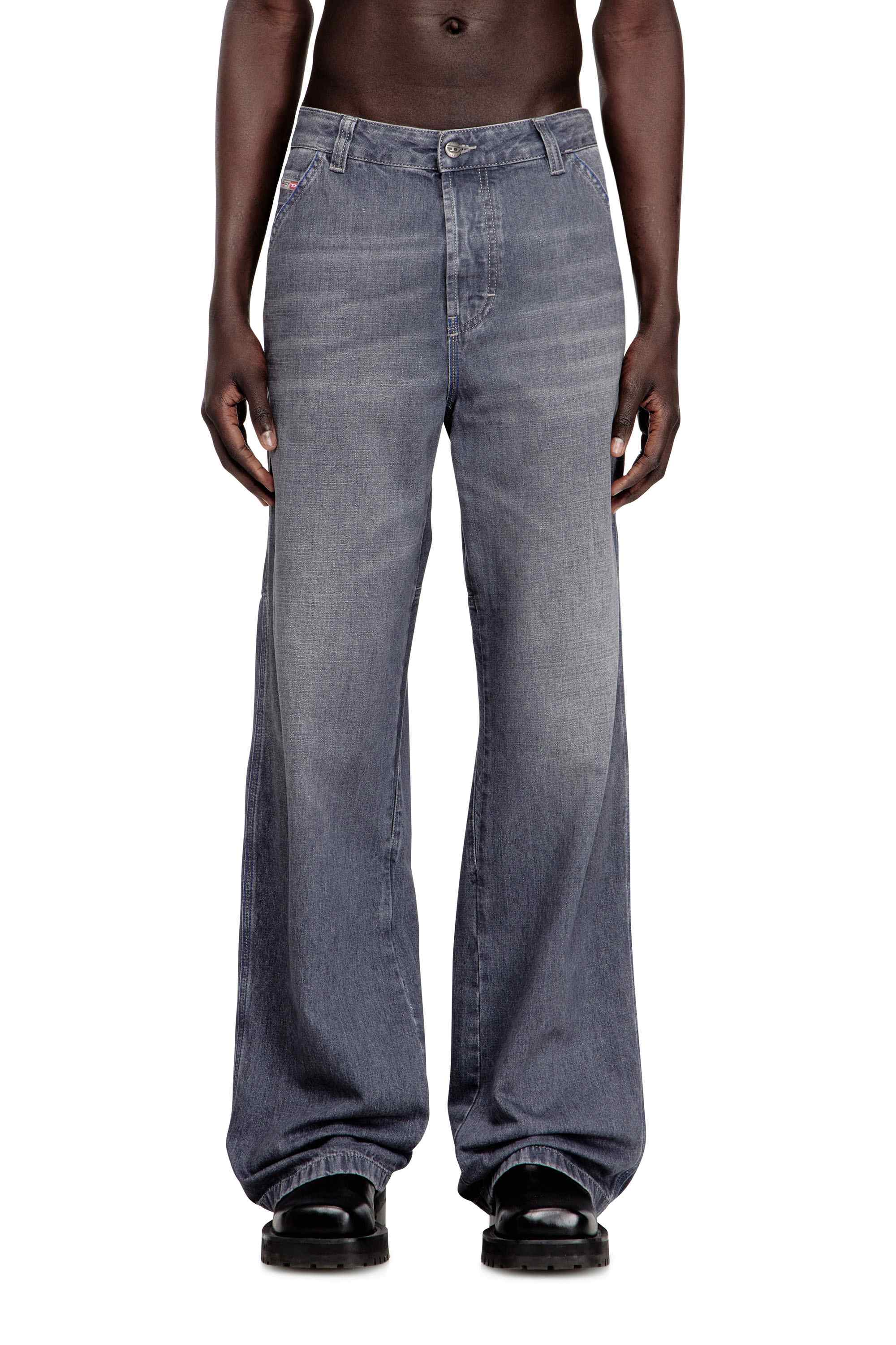 Grey Relaxed Fit Jeans - D-Livery