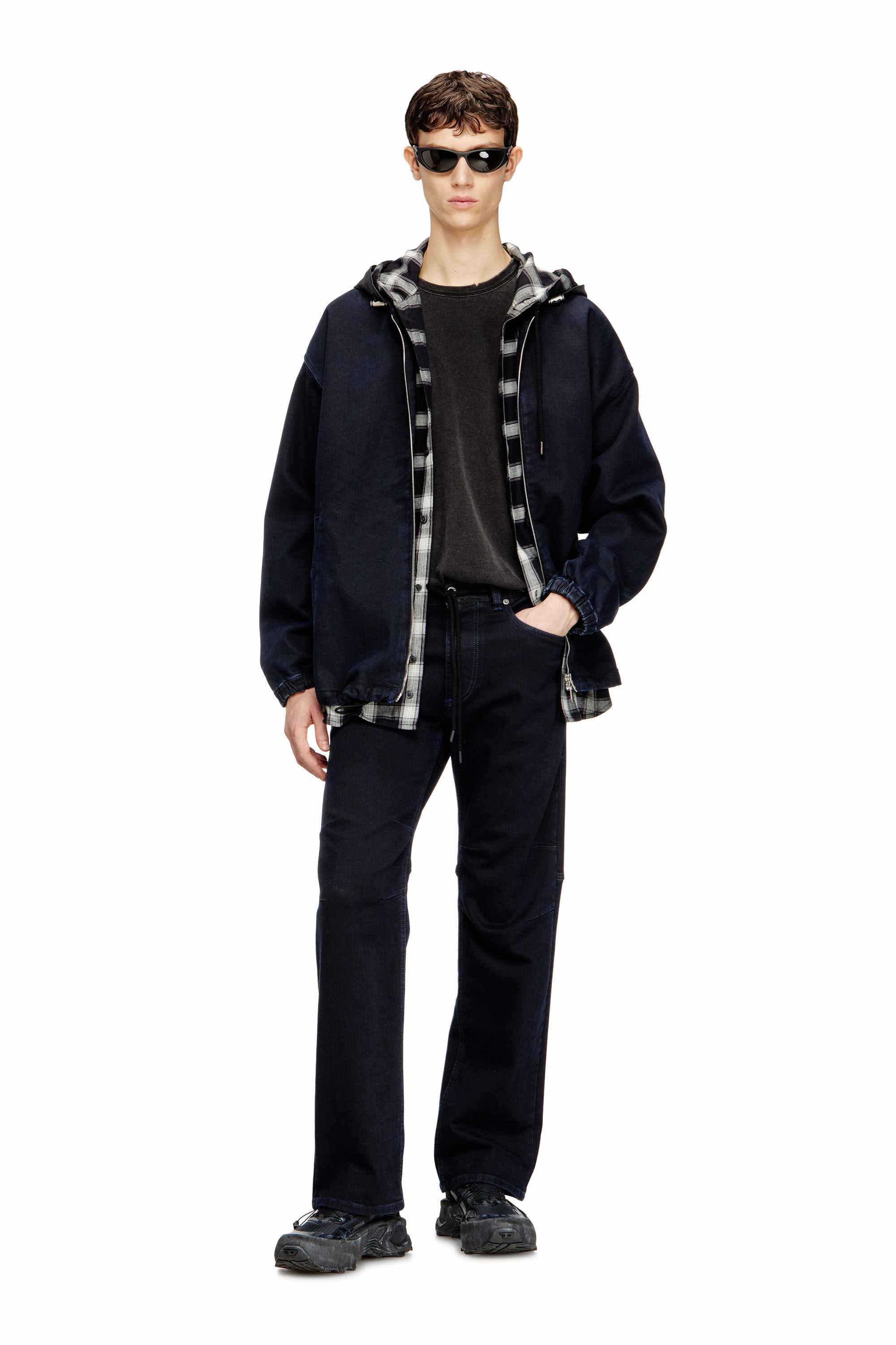 Dark Blue Relaxed Fit D-Reel-d Joggjeans