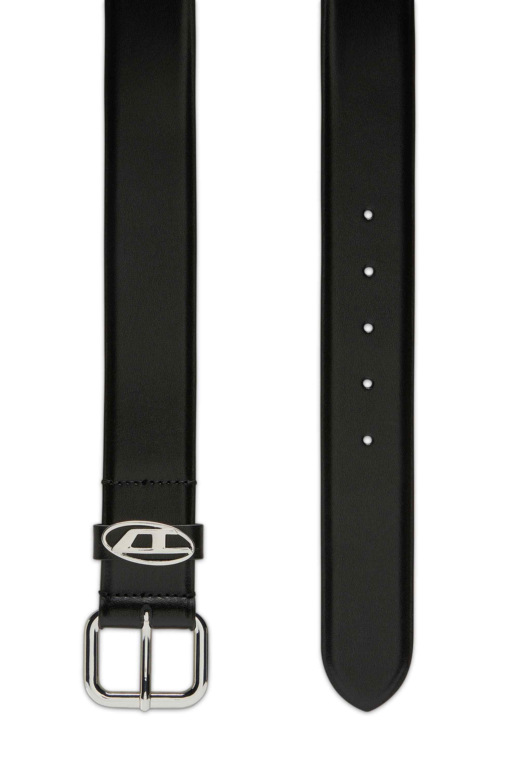 3.9cm logo-plaque embellished leather belt