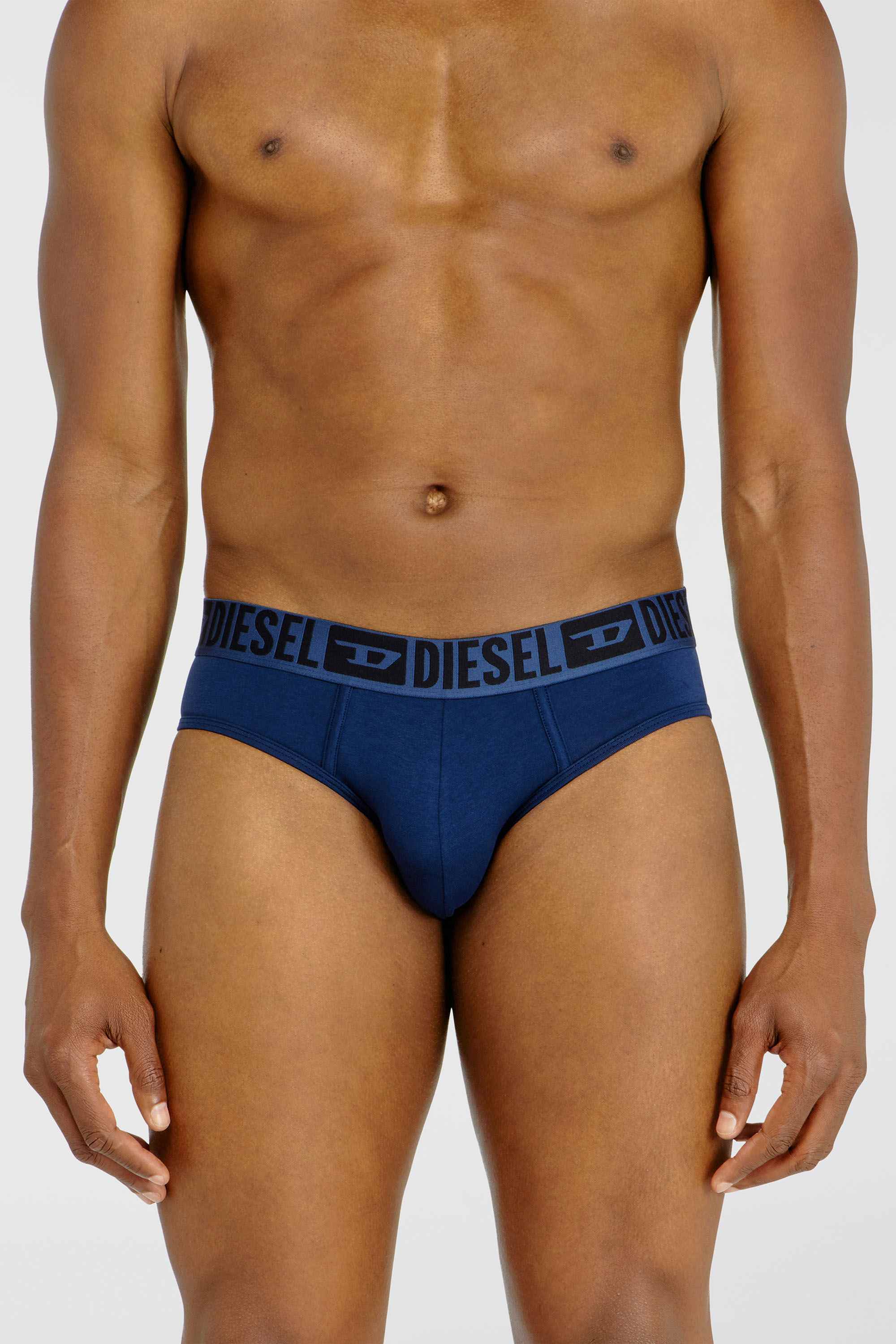 Multicolor 3-Pack Briefs In Stretch Cotton