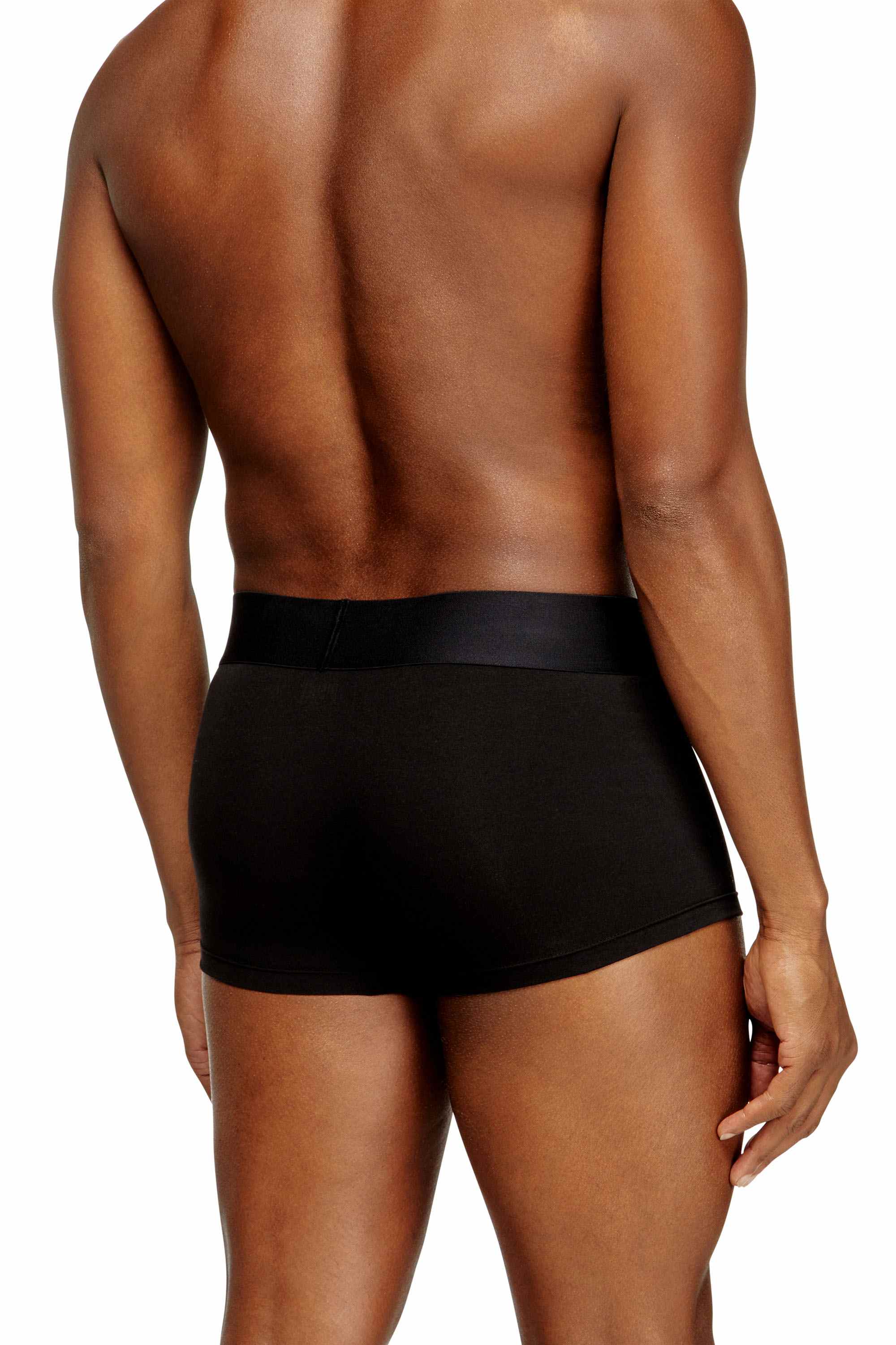 Black Three-pack stretch-cotton boxers with cut logo