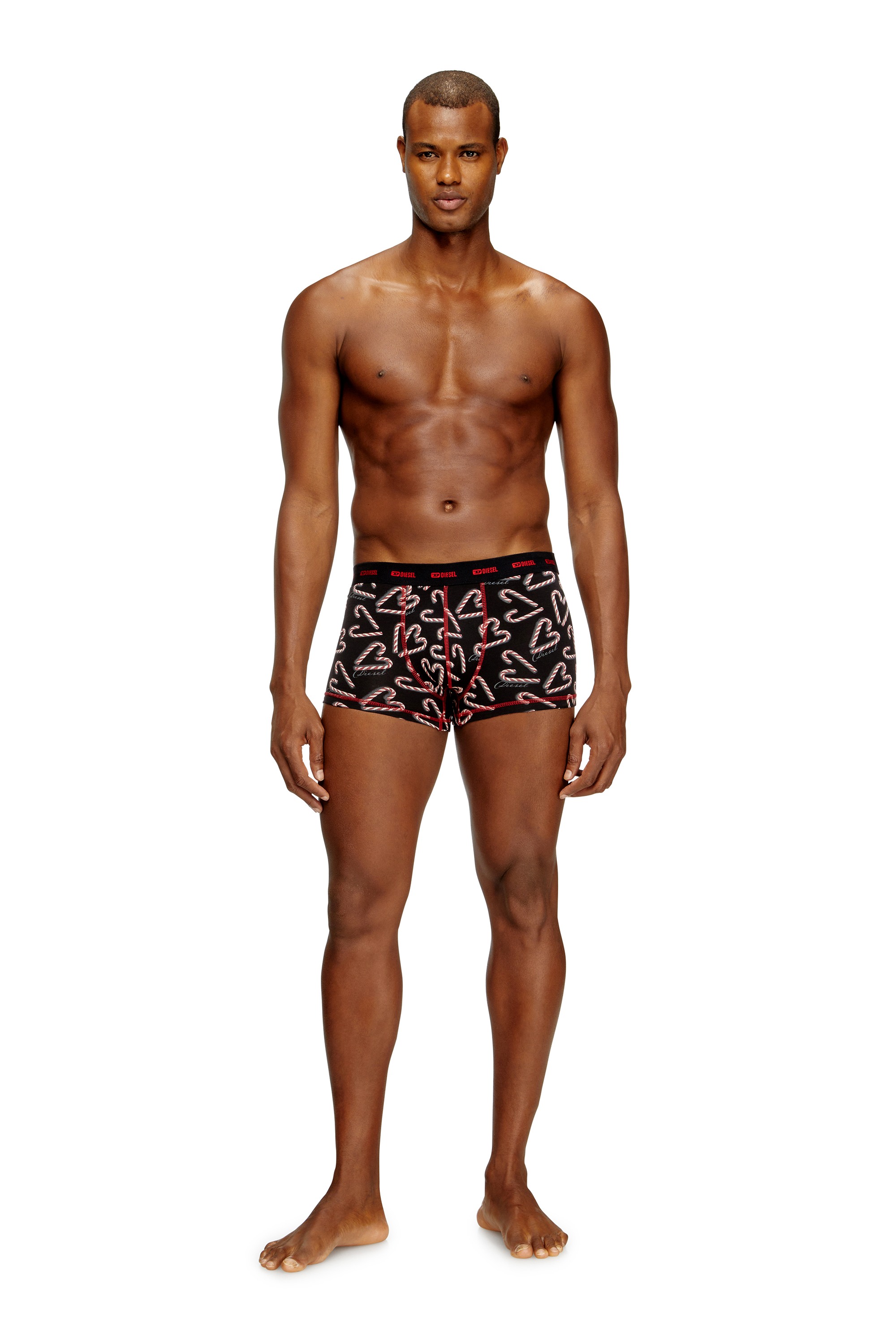 Black Set of three stretch-cotton boxers