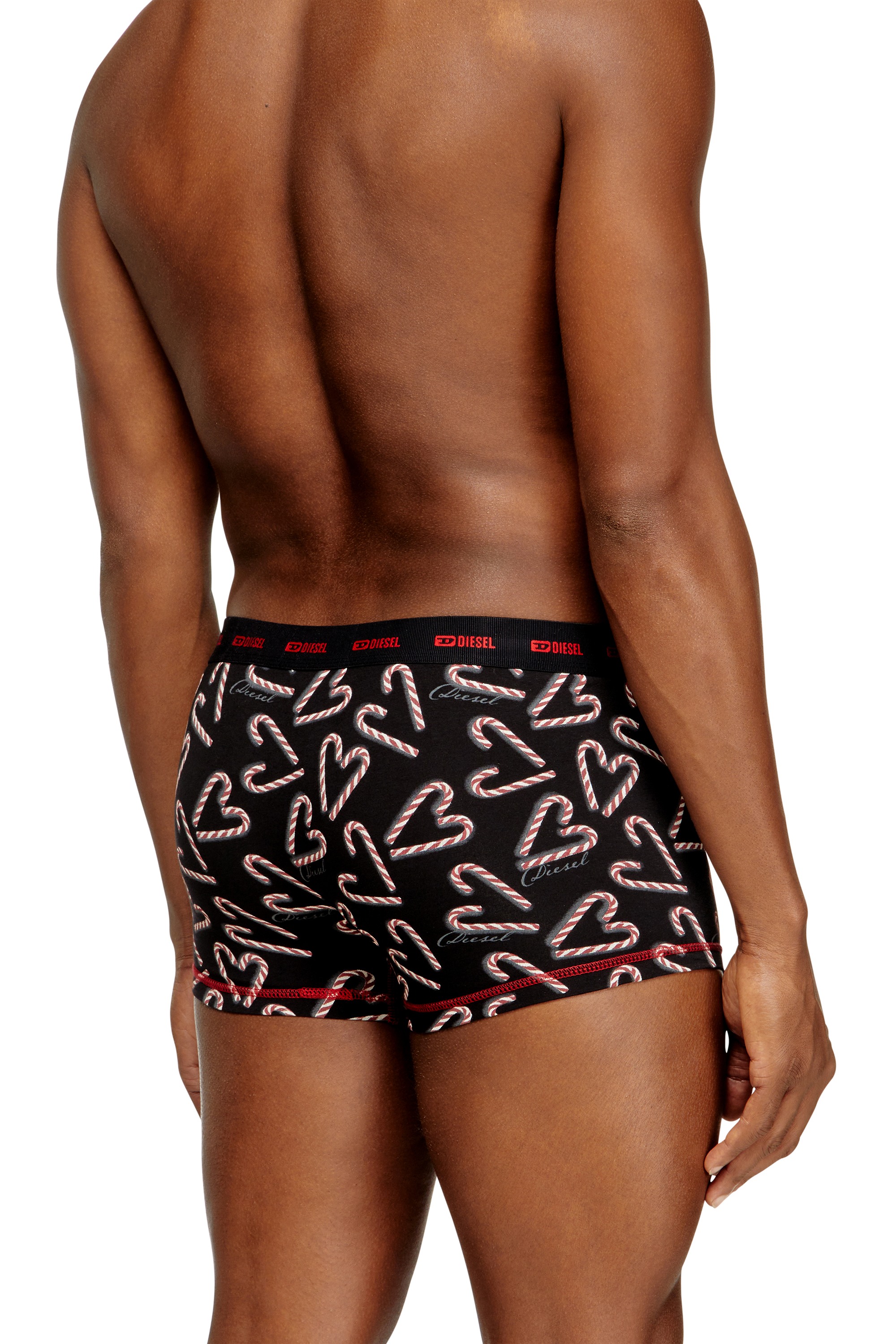 Black Set of three stretch-cotton boxers