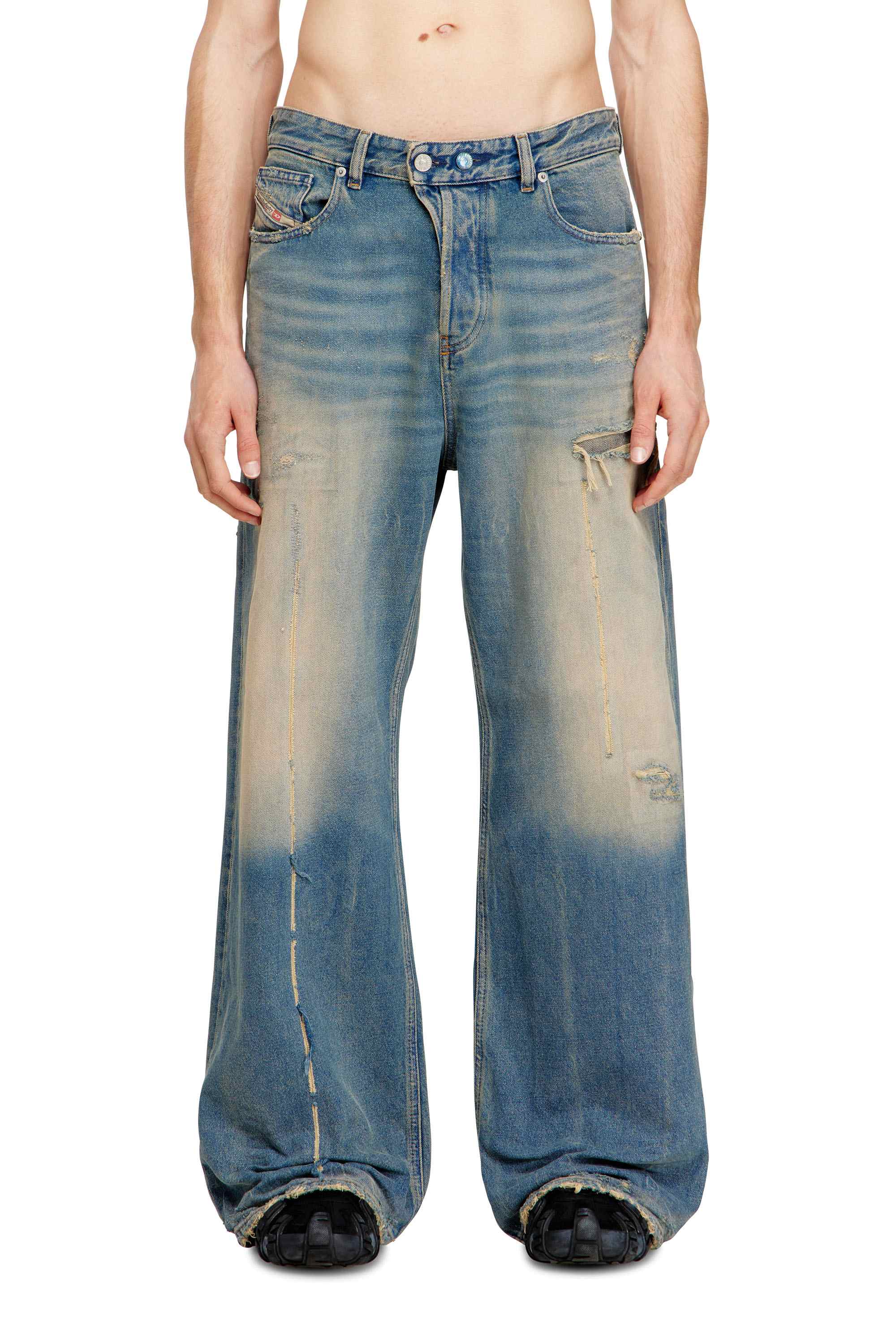 Mid Blue Relaxed Fit Jeans - 1996 D-Sire