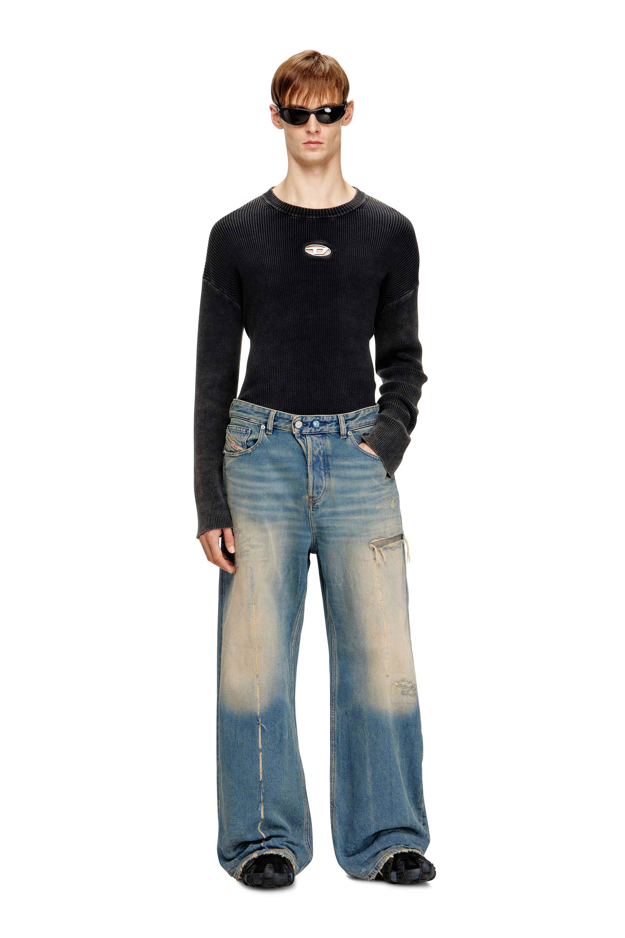 Mid Blue Relaxed Fit Jeans - 1996 D-Sire