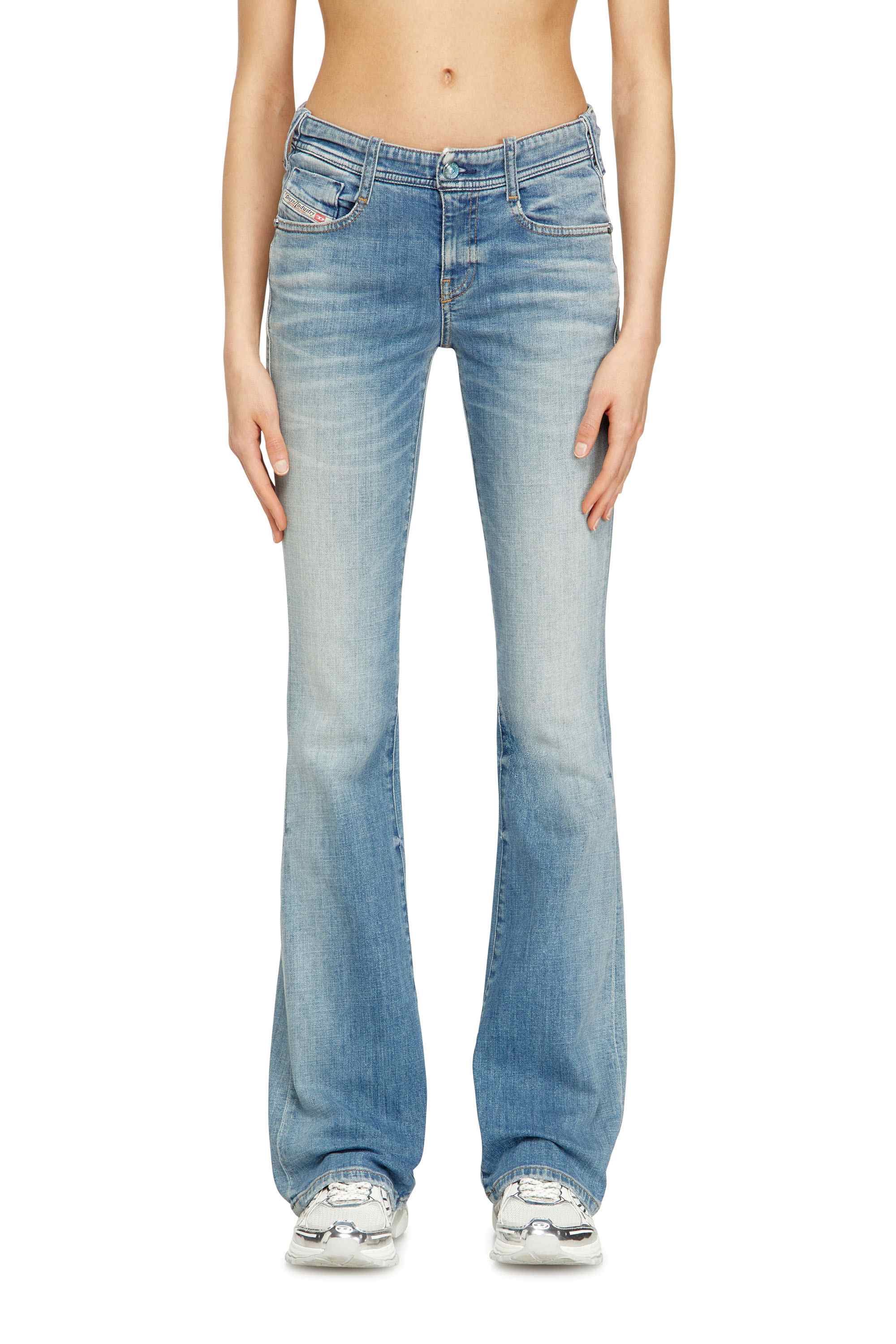 Light Blue Bootcut Jeans Low Waist 1969 D-Ebbey