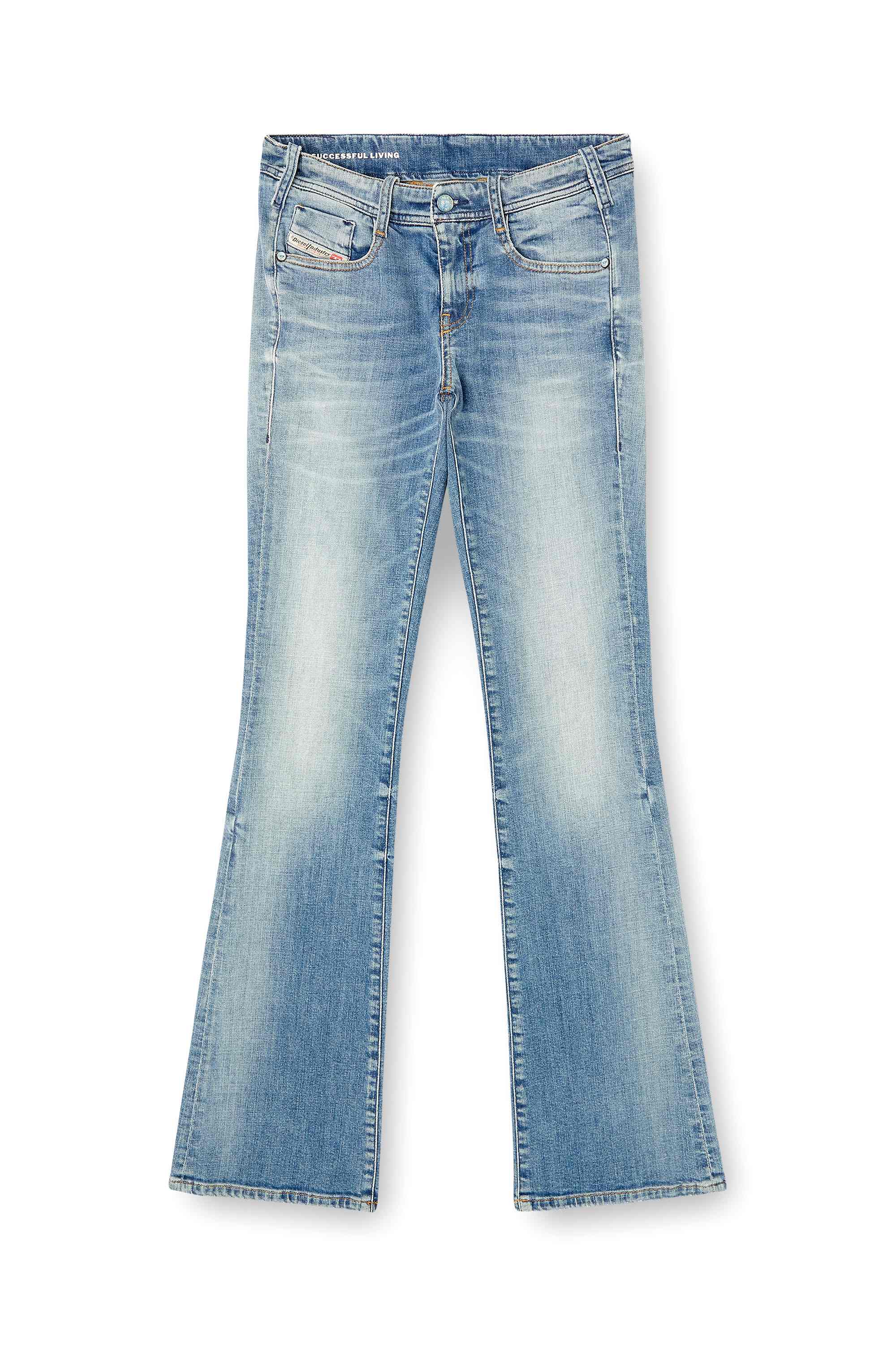 Light Blue Bootcut Jeans Low Waist 1969 D-Ebbey