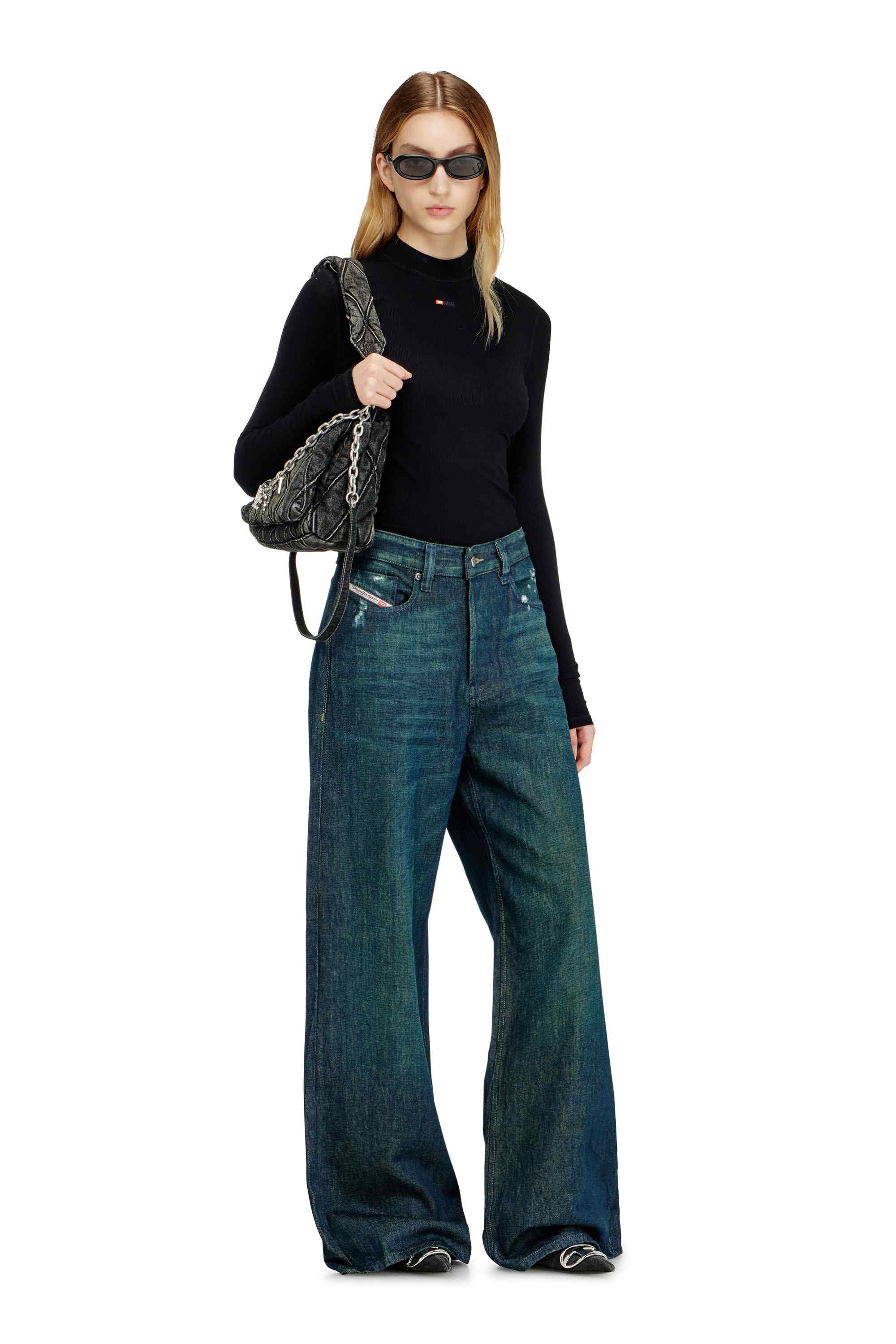 Black Relaxed Fit Relaxed Jeans - 1996 D-Sire