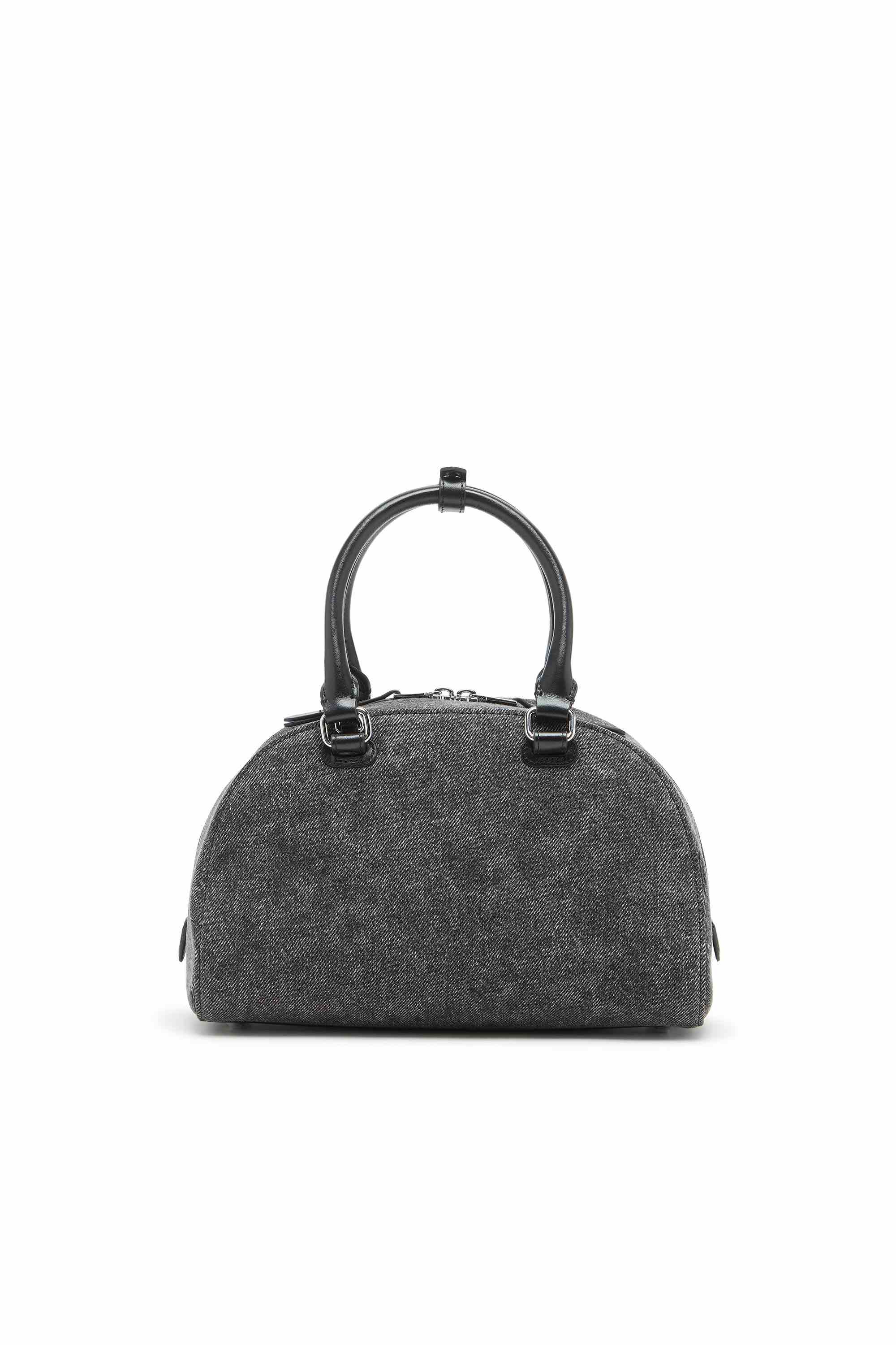 Grey 1DR Dome-Bowling bag in washed denim