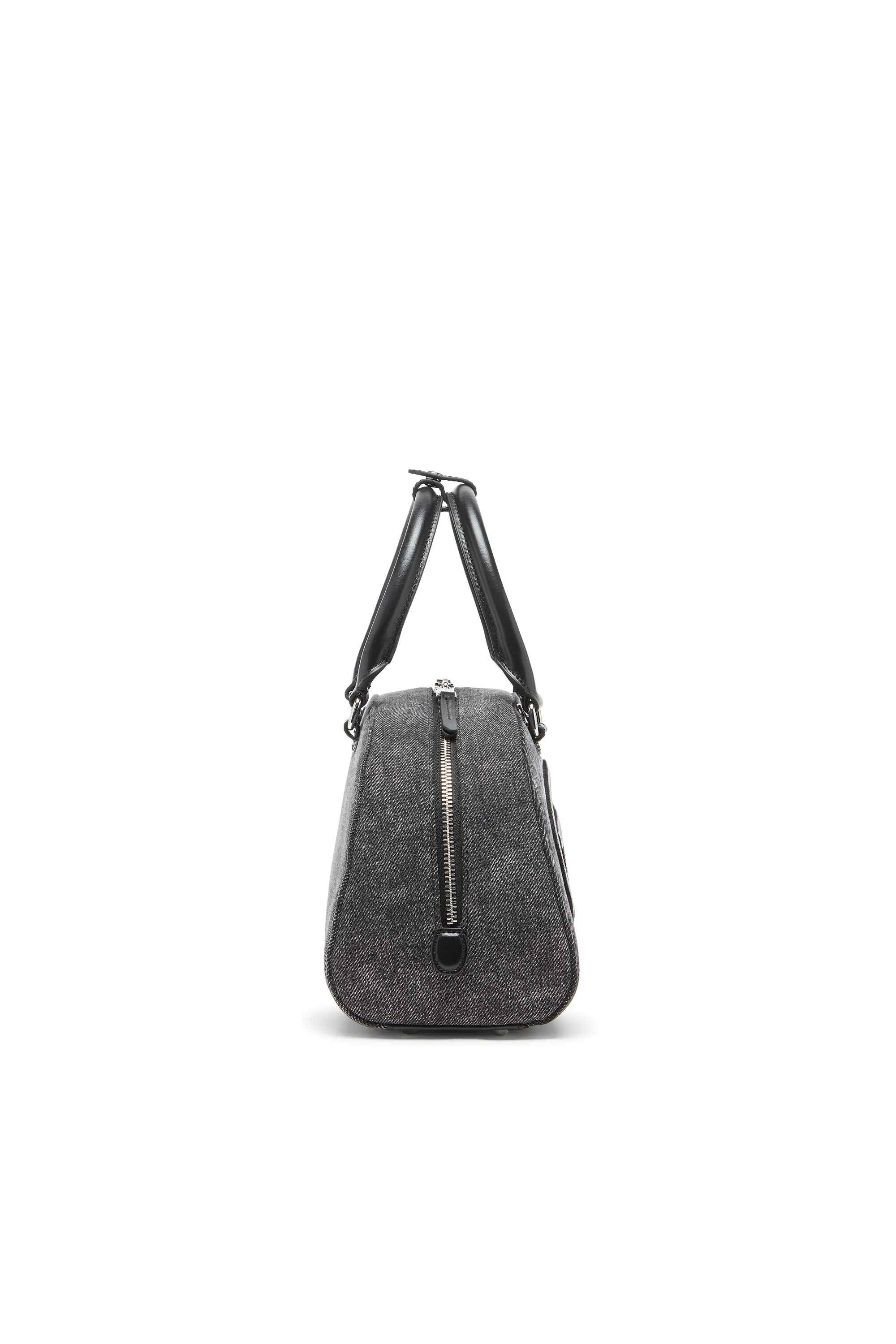 Grey 1DR Dome-Bowling bag in washed denim