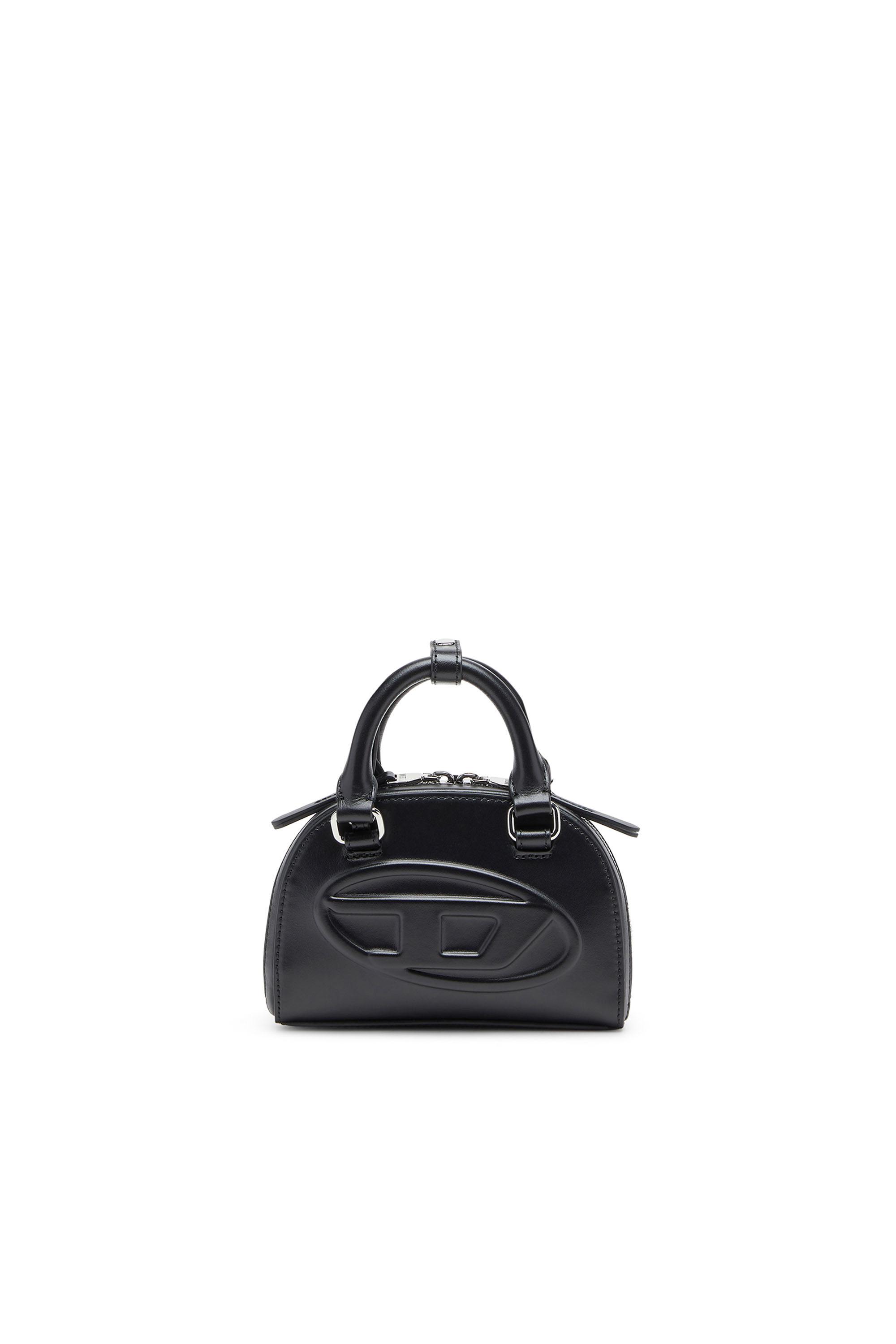 Black 1DR Dome-Mini crossbody bag in nappa leather