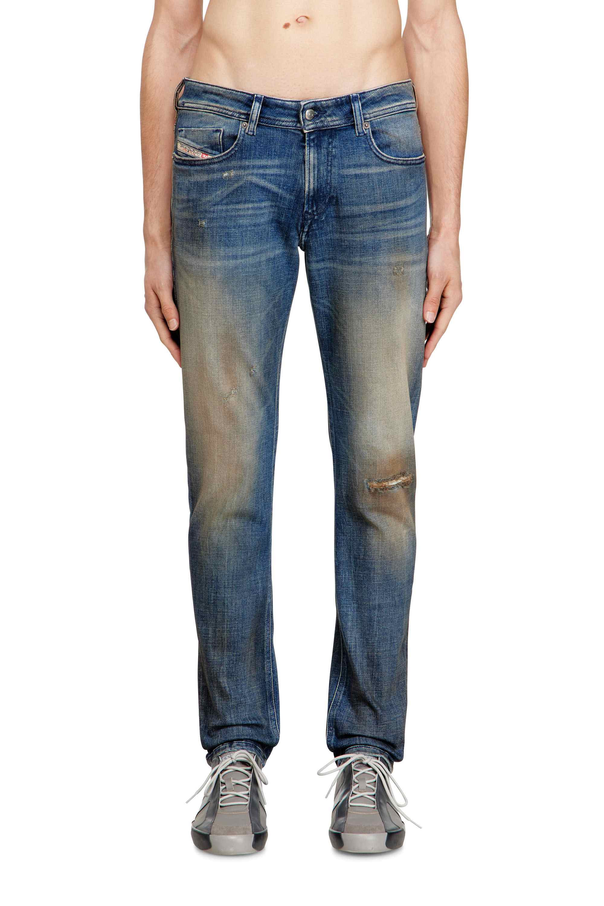 Mid Blue Skinny Fit Jeans - 1979 Sleenker