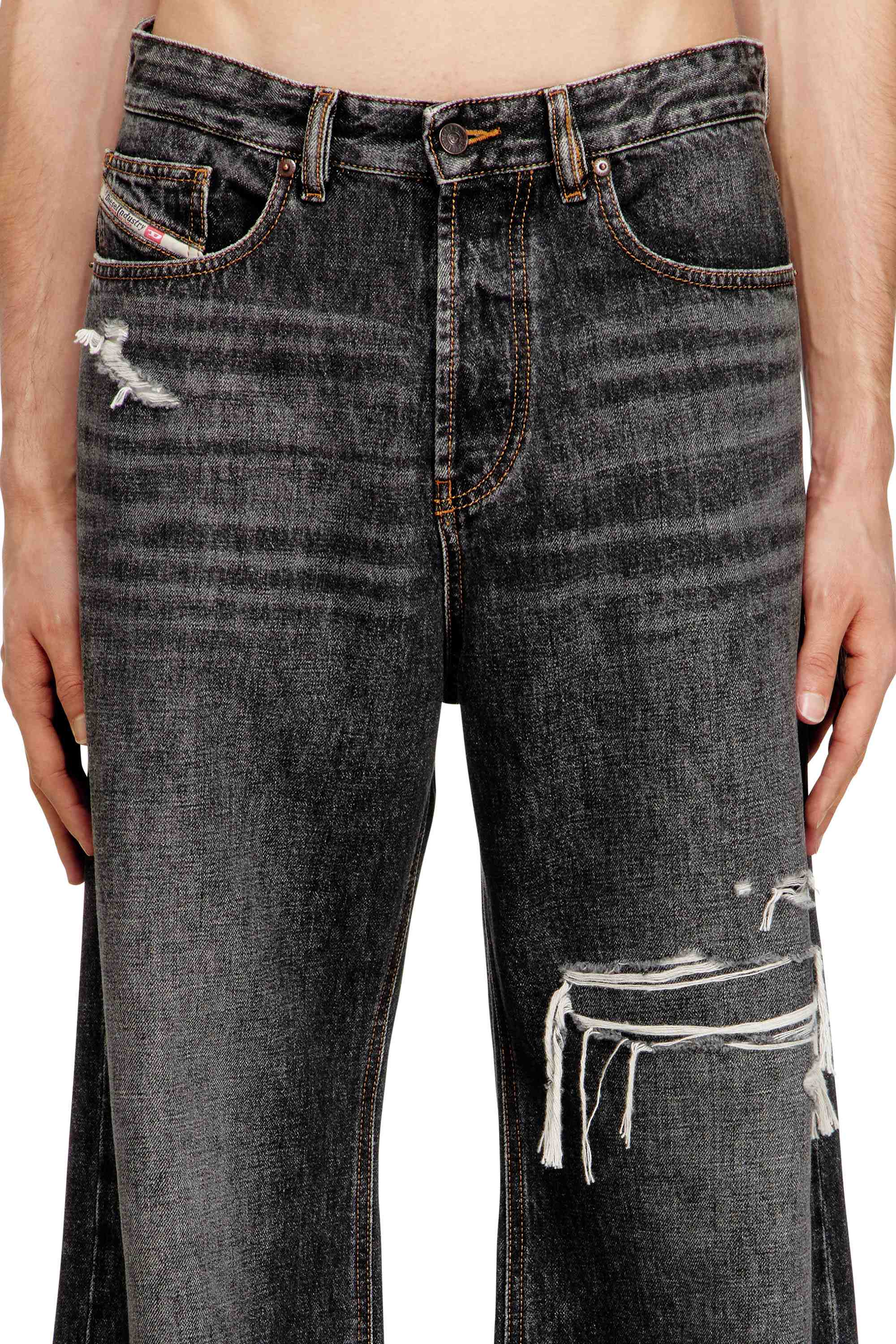Dark Grey Relaxed Fit Jeans - D-Rise | DIESEL India New Website