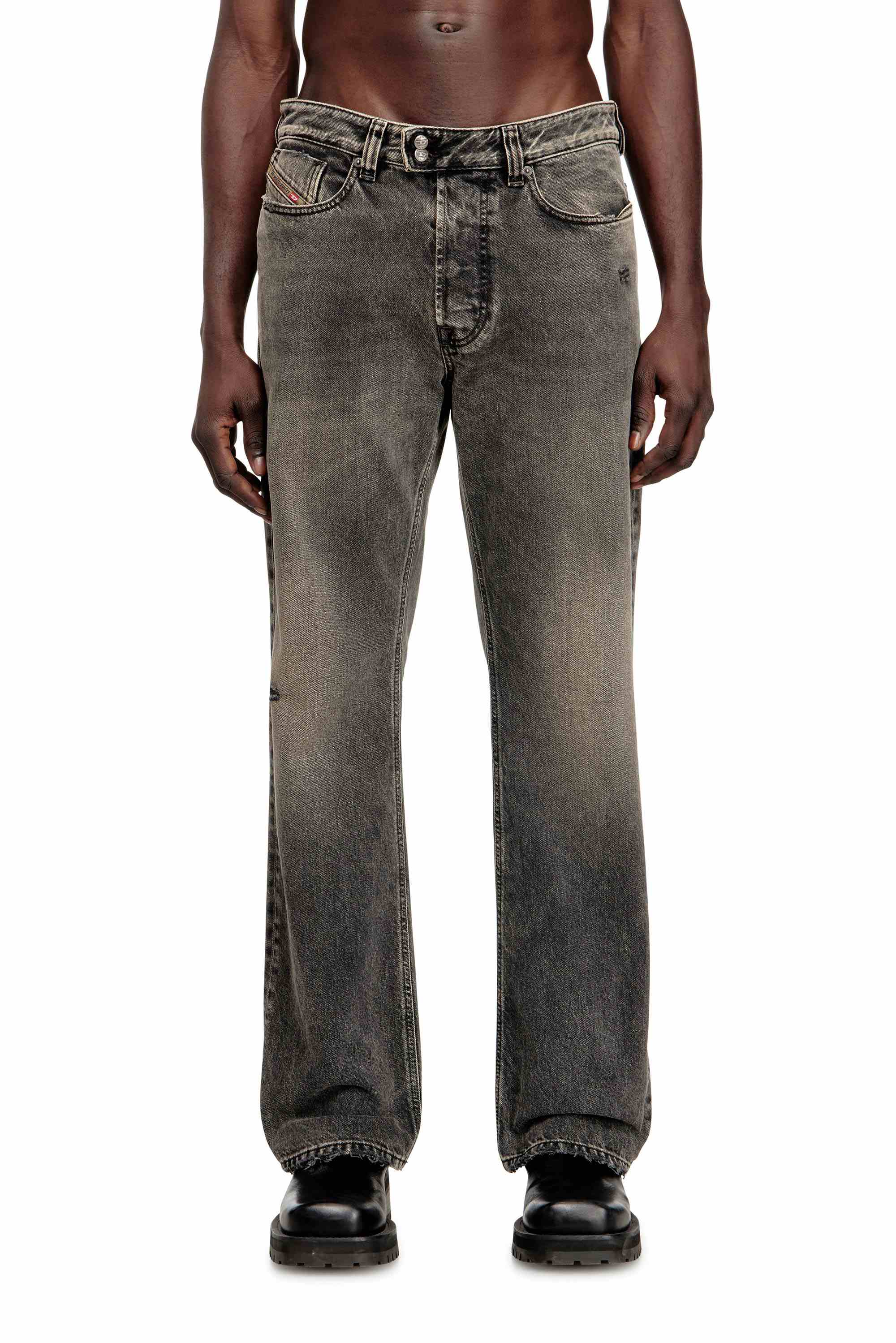 Grey Relaxed Fit Jeans - 1980 D-Eeper