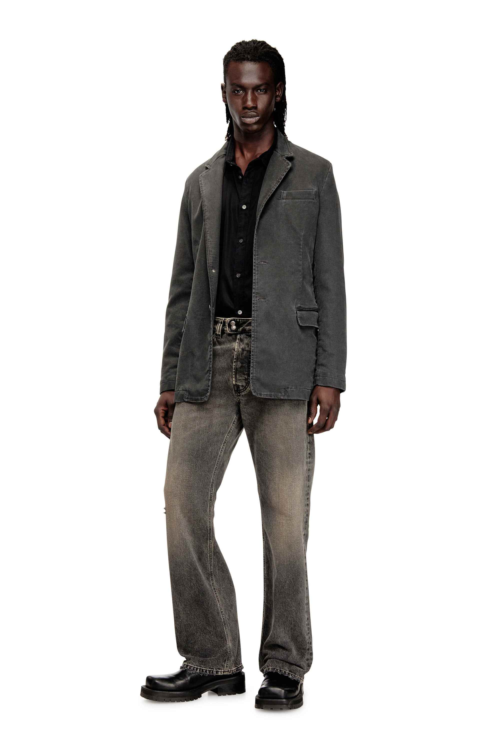 Grey Relaxed Fit Jeans - 1980 D-Eeper