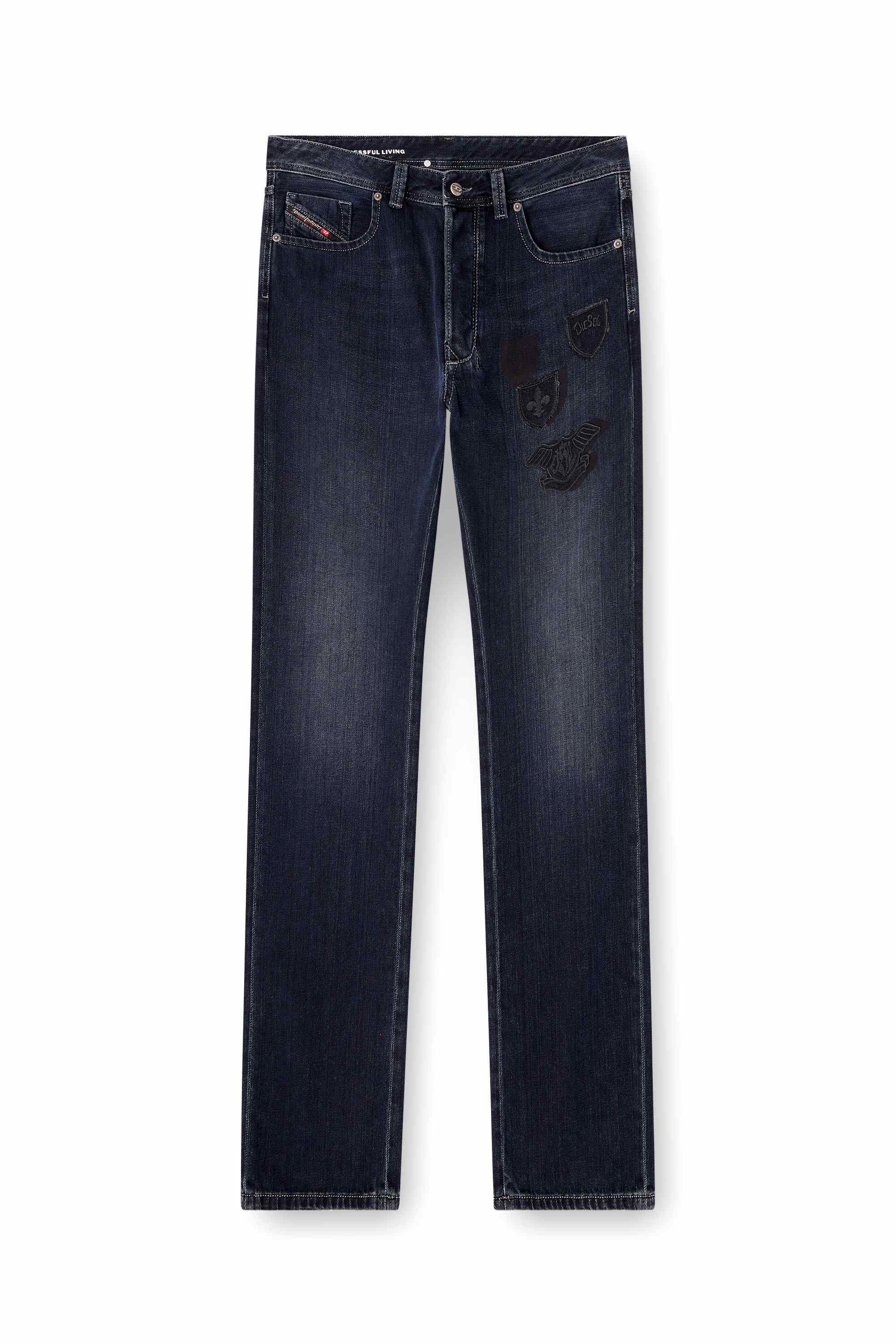 Dark Blue Regular Fit Jeans - 1985 Larkee