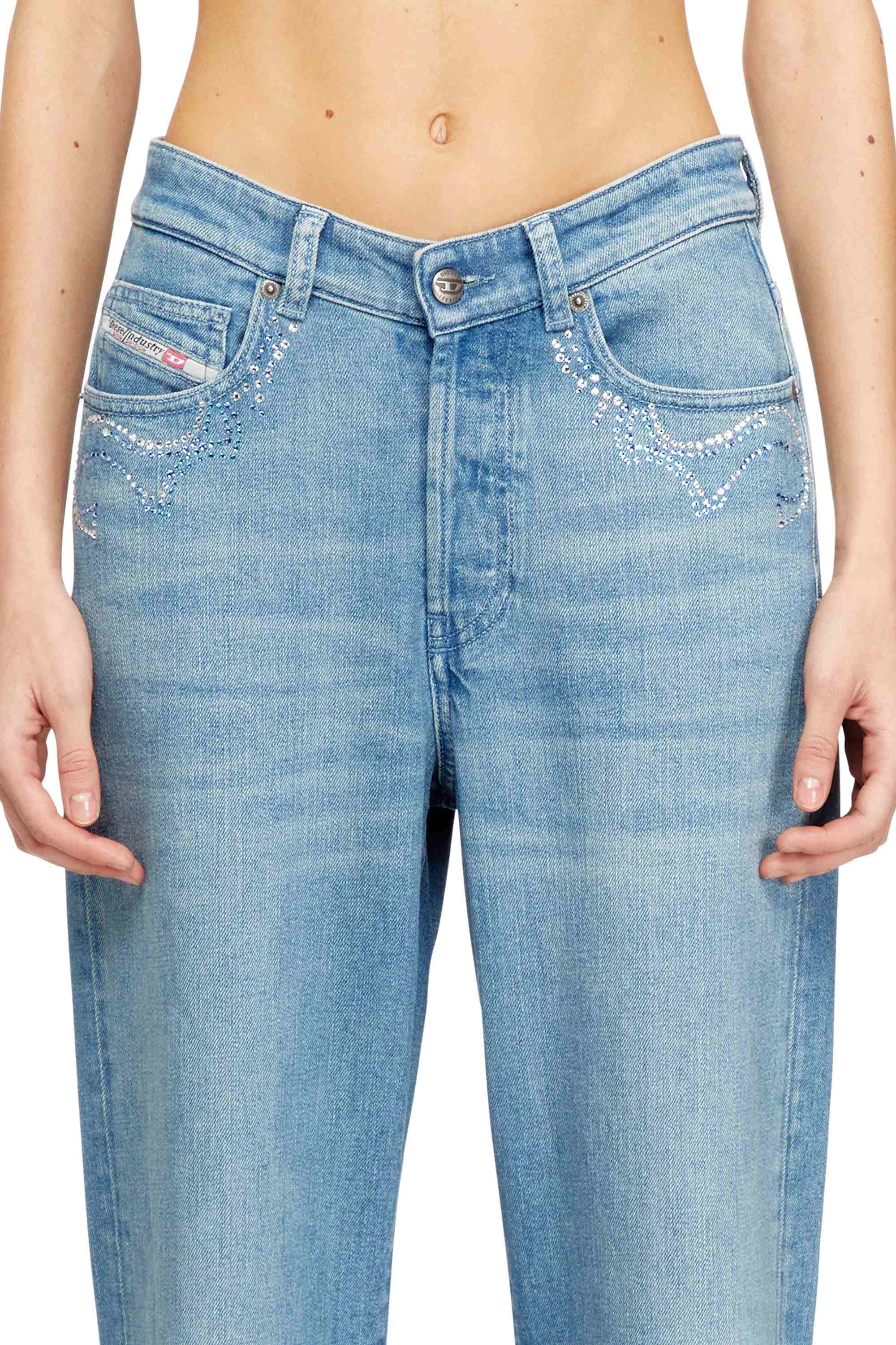 Light Blue Regular Fit Jeans - 1971 D-Sent