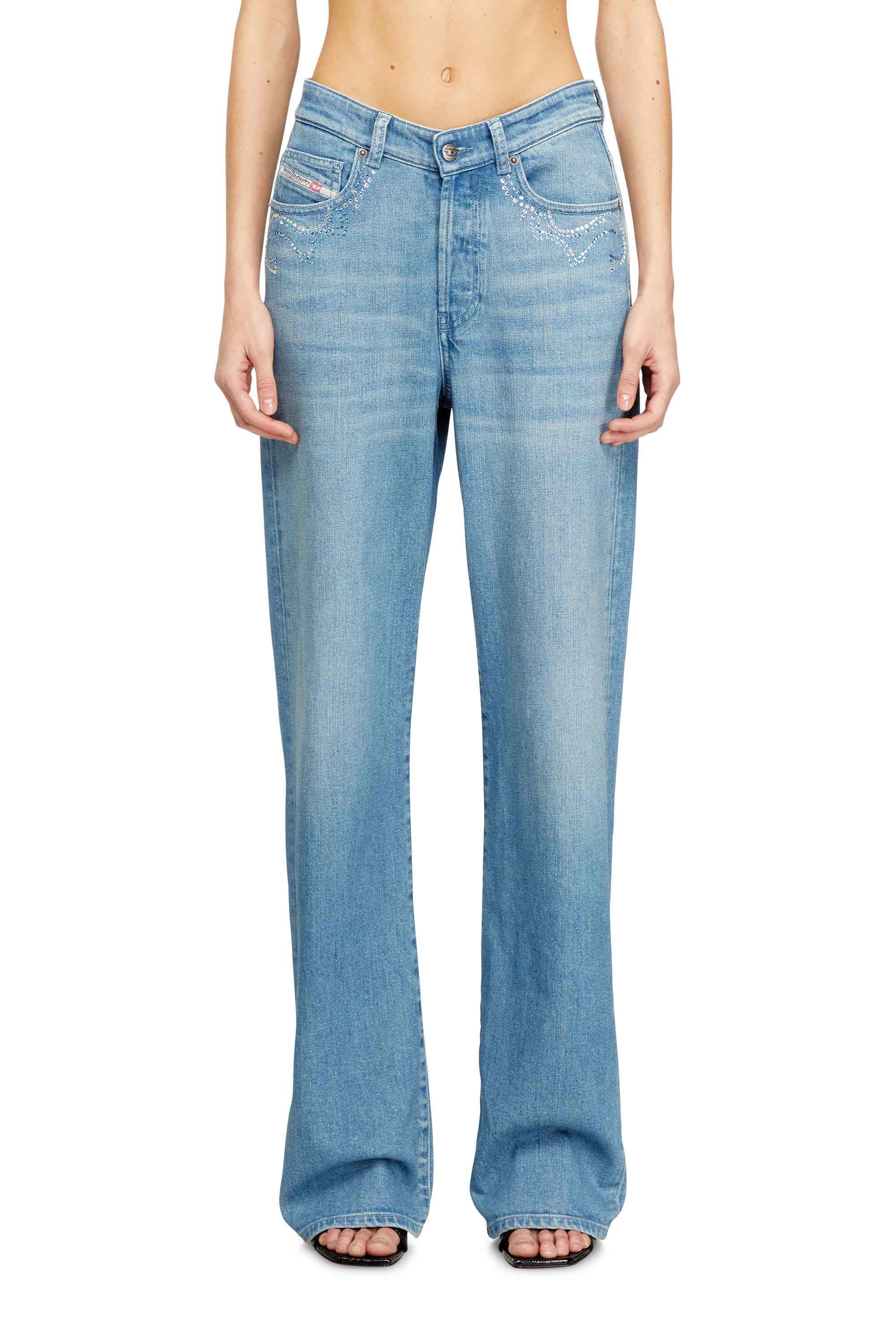 Light Blue Regular Fit Jeans - 1971 D-Sent