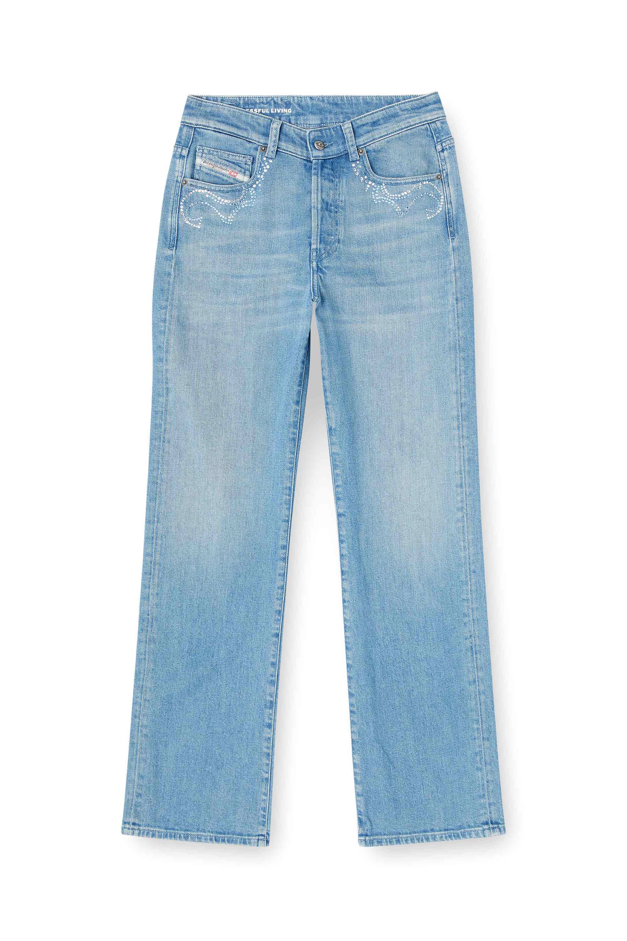 Light Blue Regular Fit Jeans - 1971 D-Sent
