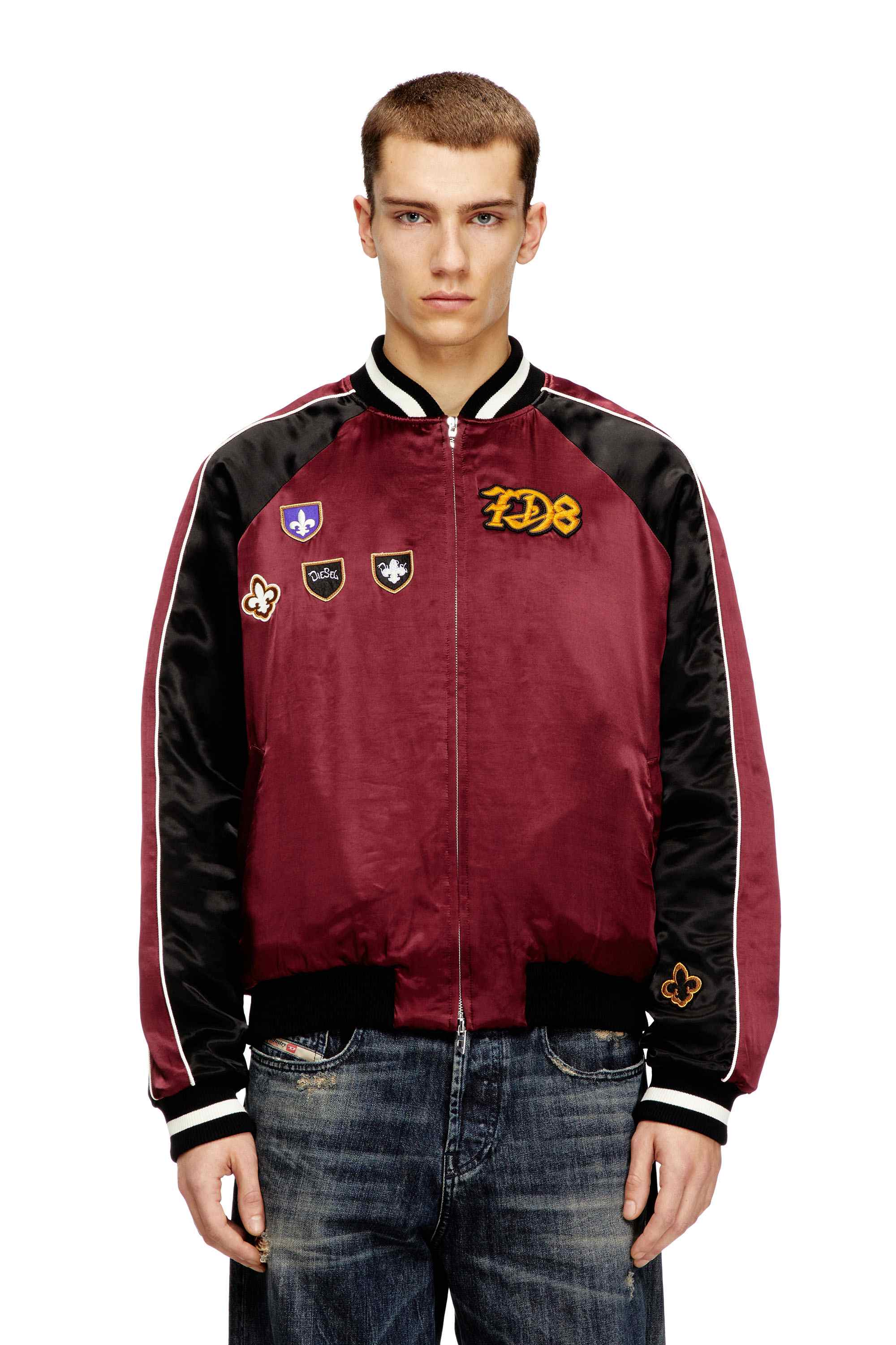 Red Satin souvenir jacket