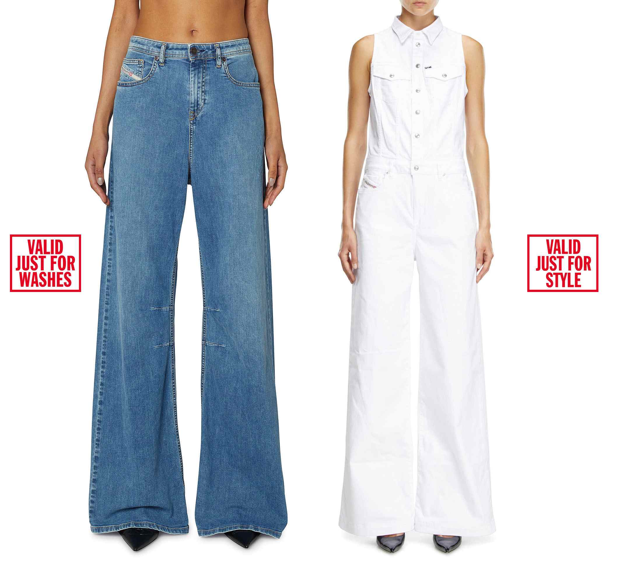 White Regular Fit Jumpsuit - New-Noemi D/R Ind-Out