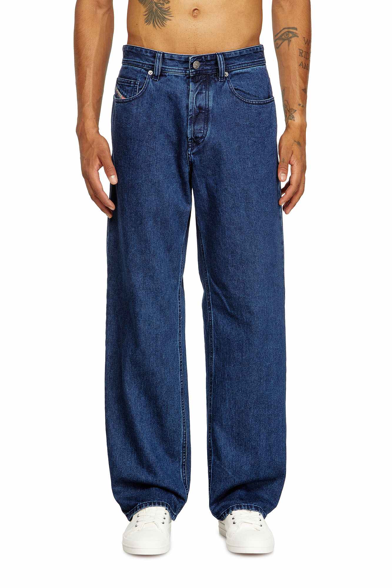 Blue Relaxed Fit Jeans - D-Mauki-S