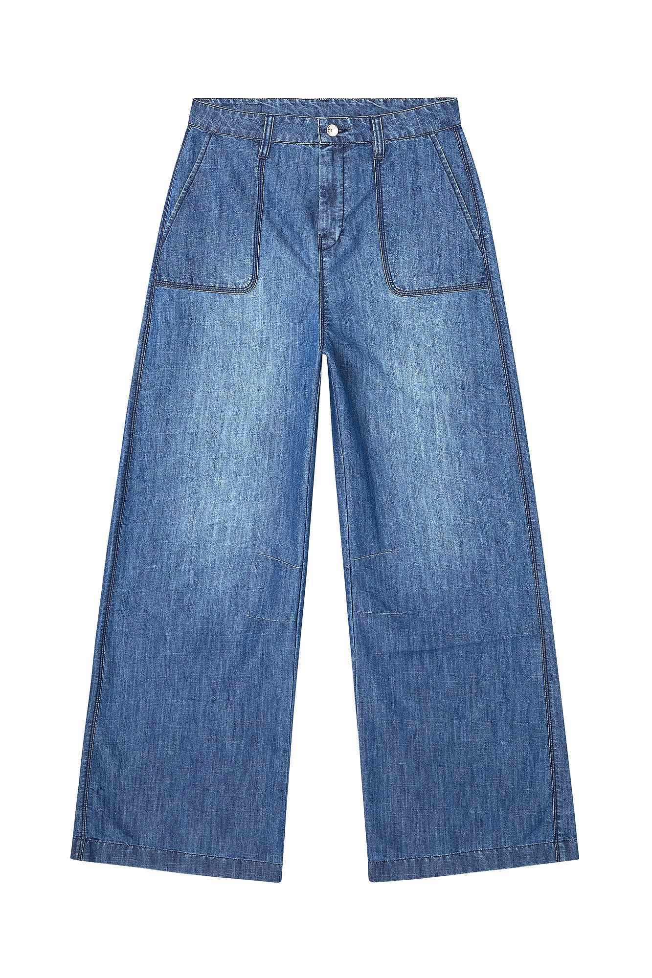 Blue Relaxed Fit Jeans - P-Supermirta