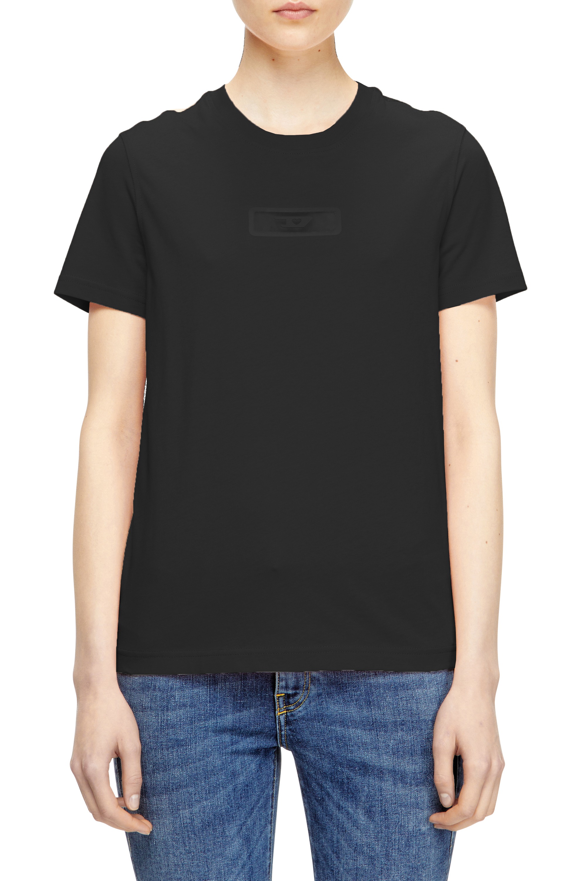 T-REG-PL Black Regular Women T-Shirt