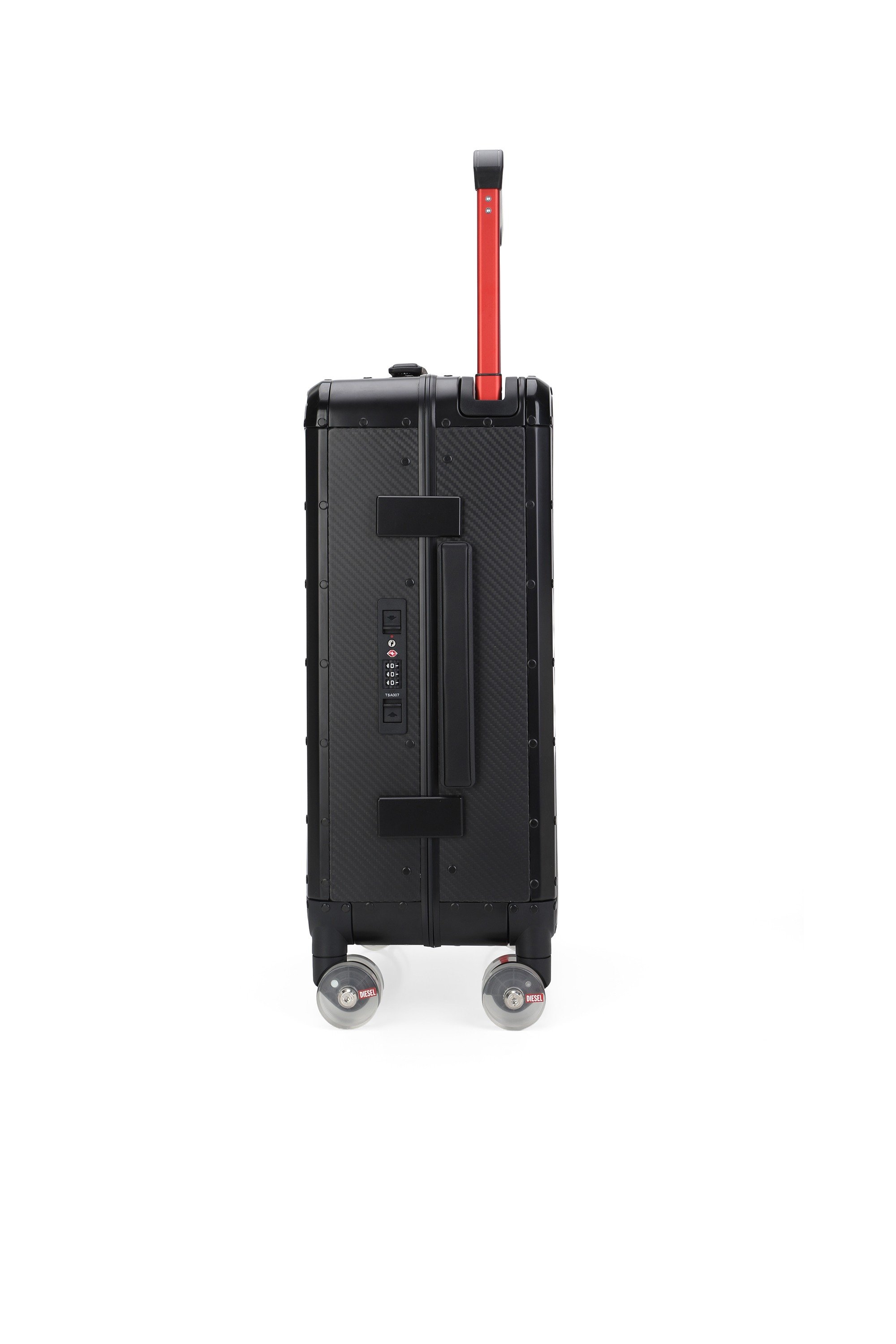 Black Carbon Fiber Suitcase