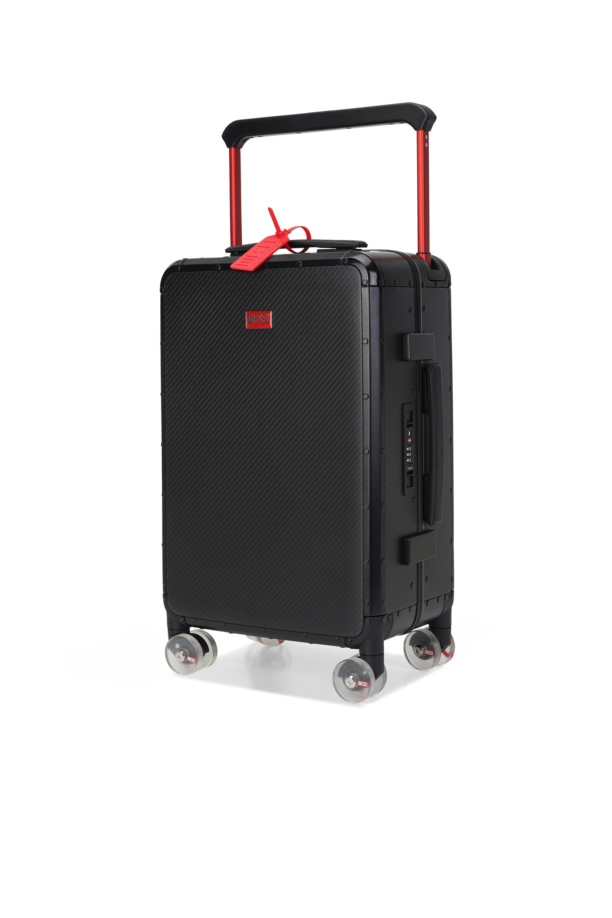 Black Carbon Fiber Suitcase