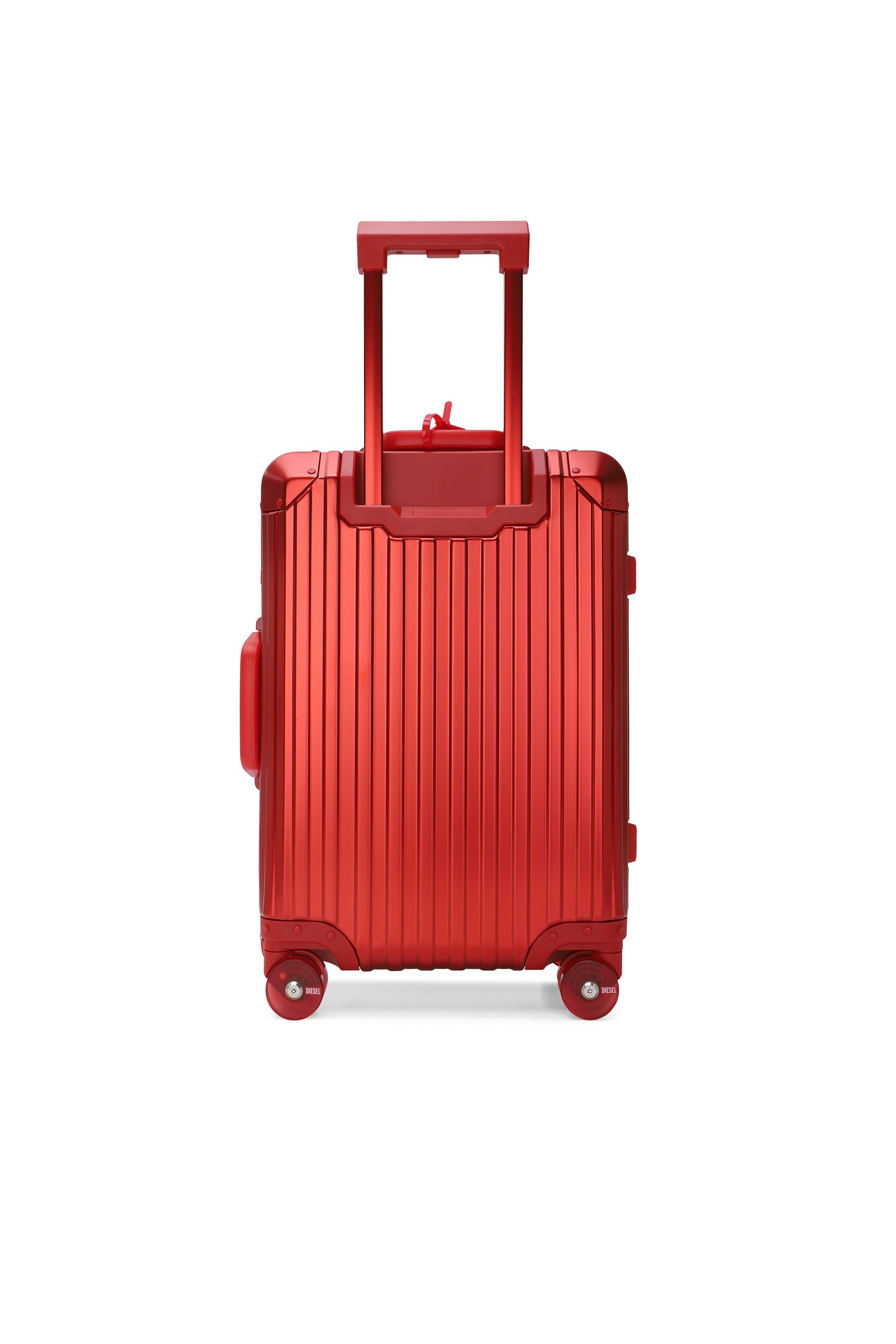 Red Aluminum Suitcase