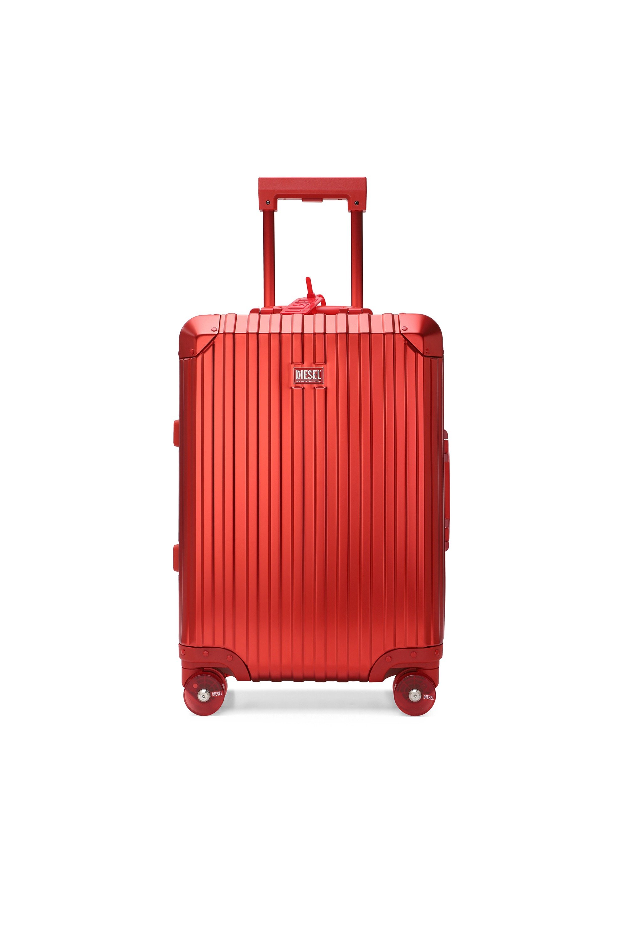 Red Aluminum Suitcase