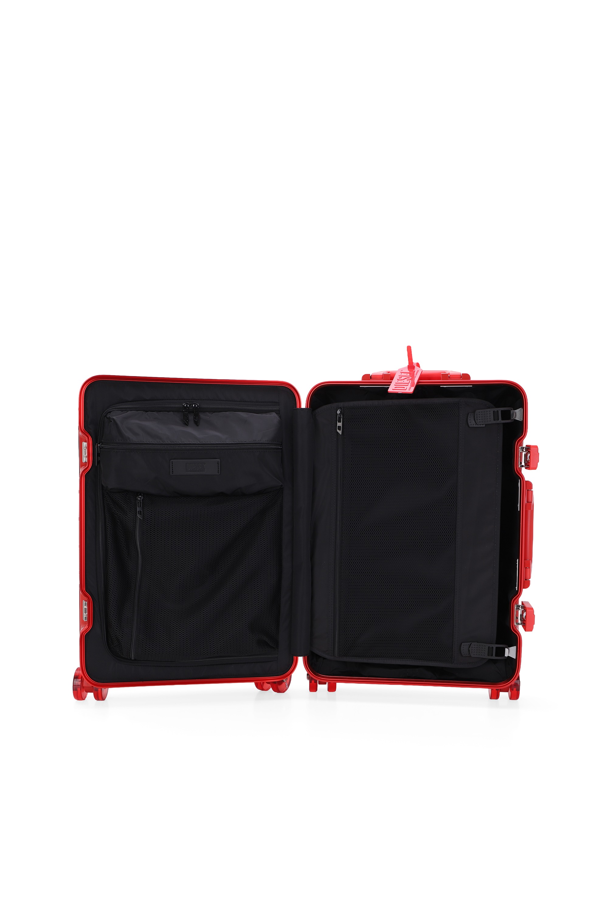 Red Aluminum Suitcase