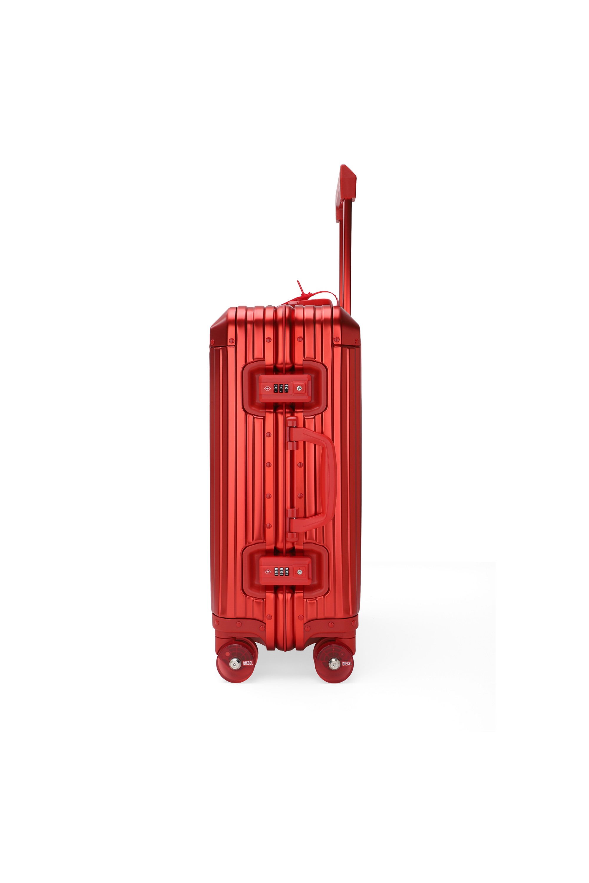 Red Aluminum Suitcase