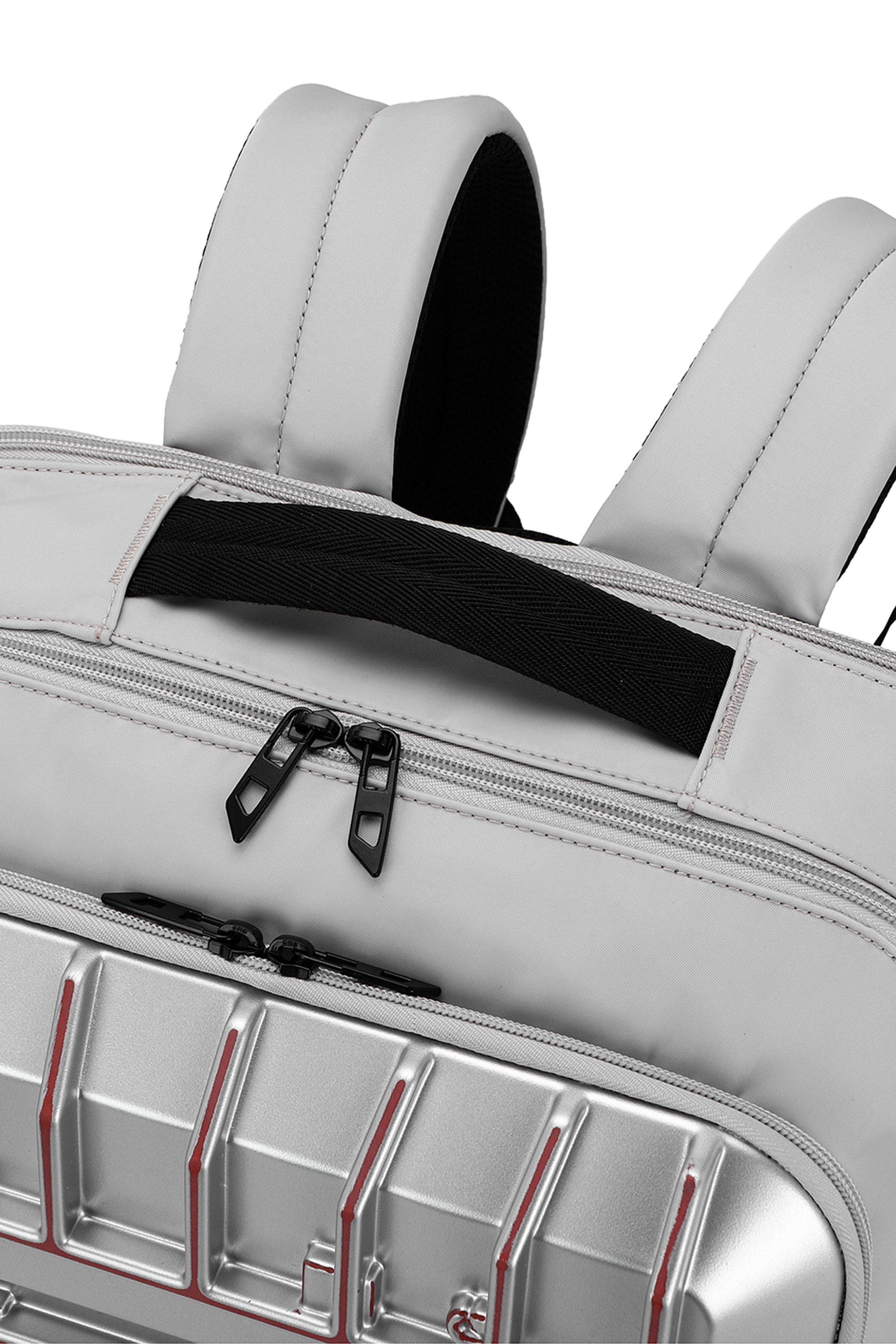 Silver Rugged Travel Backpack