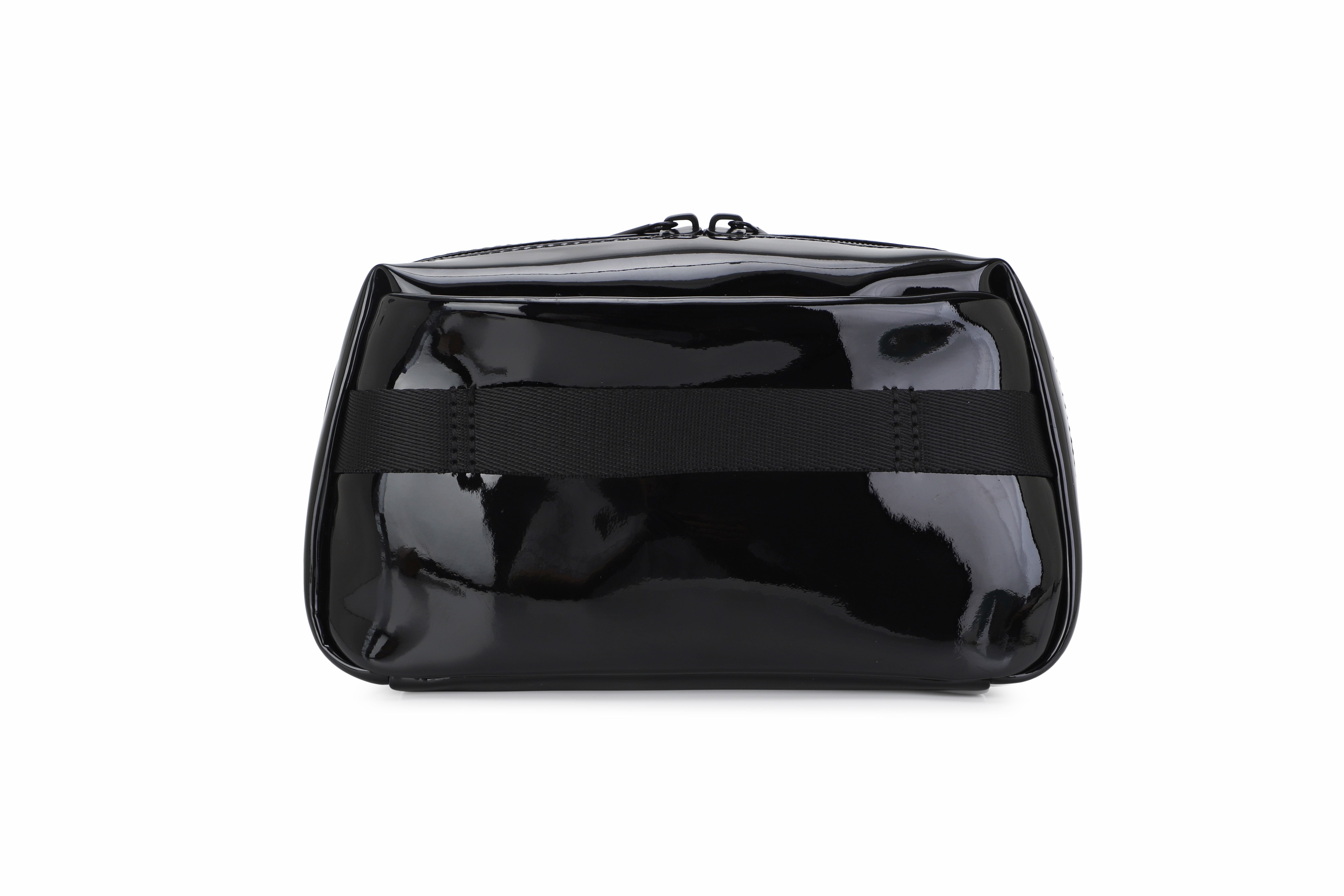 Black Metallic Pu Beauty Case