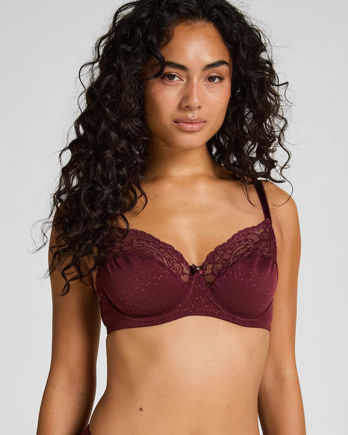 Maroon Sophie Non-Padded Underwired Bra