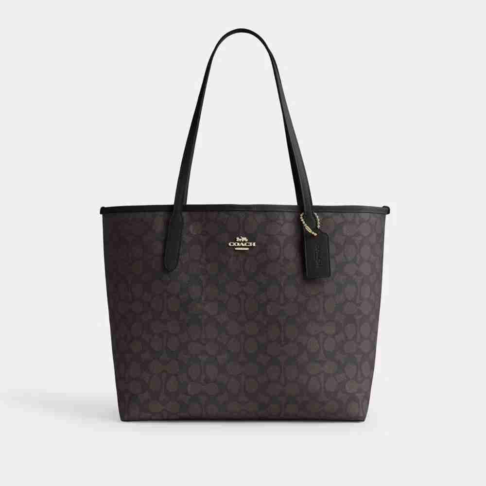 City Tote Bag In Signature Canvas