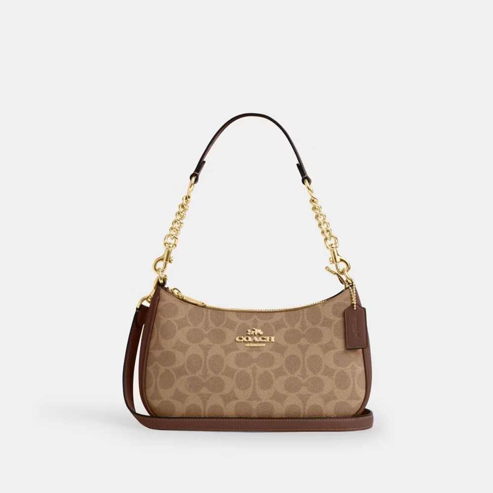 Teri Shoulder Bag In Signature Canvas