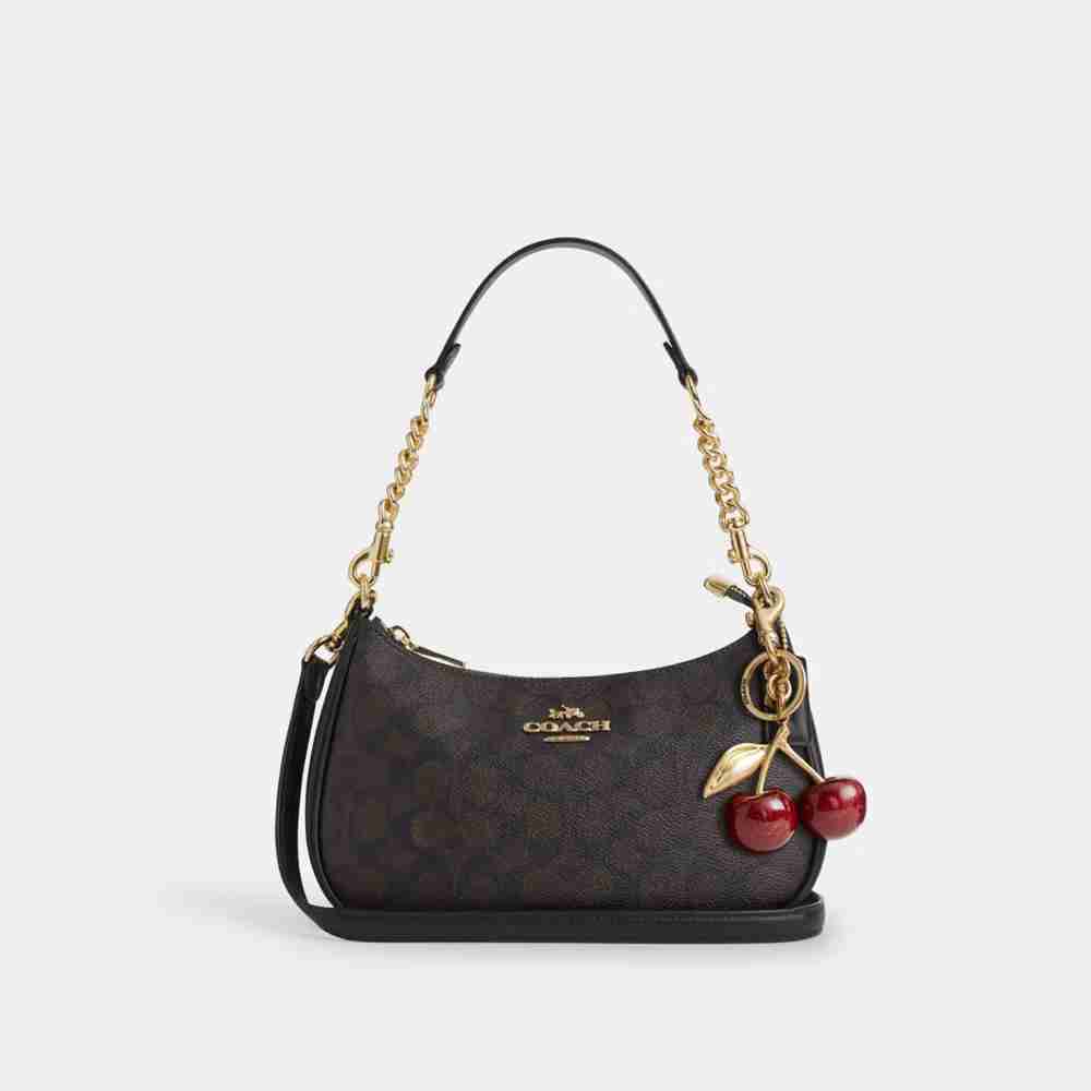 Teri Shoulder Bag In Signature Canvas