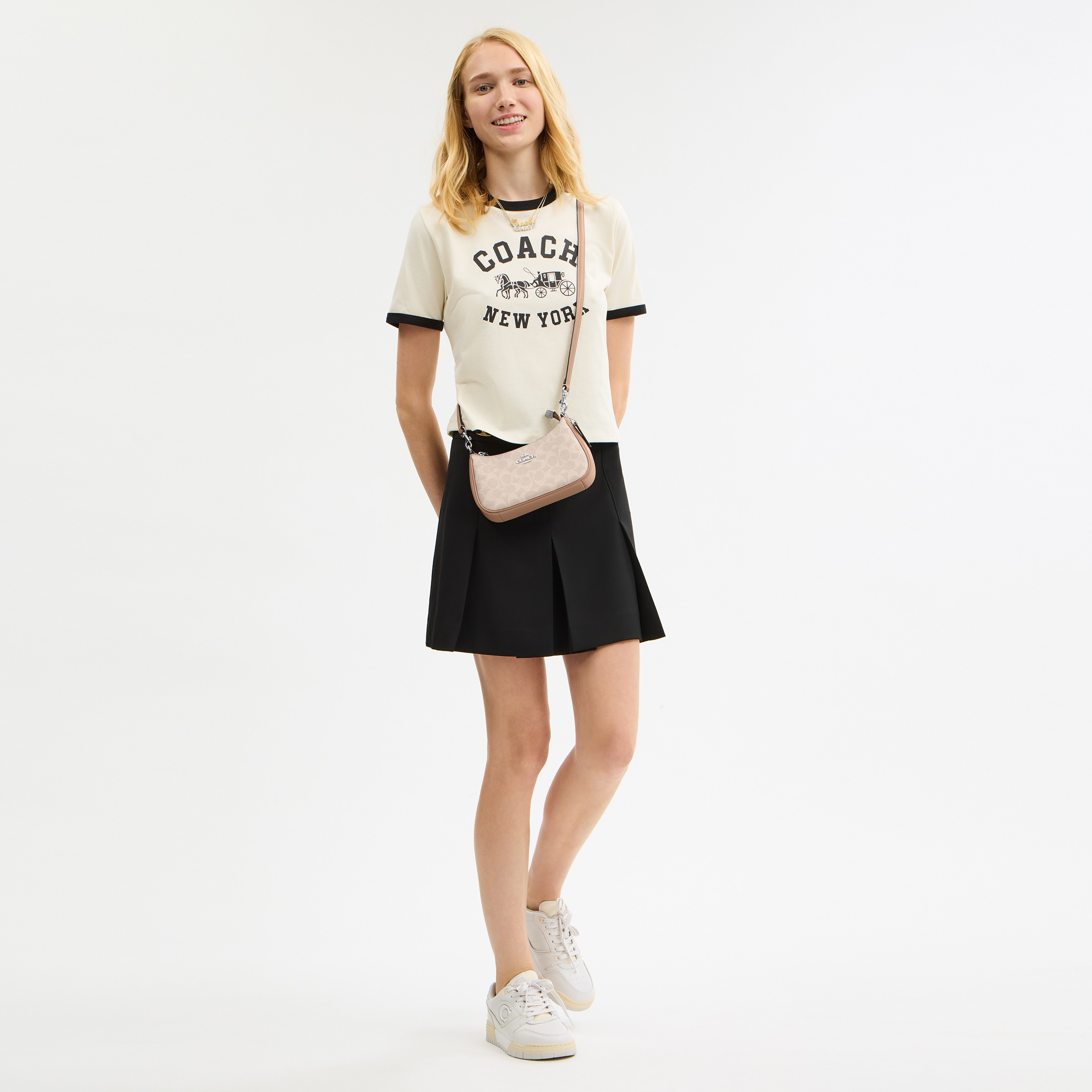 Teri Mini Crossbody Bag In Signature Canvas