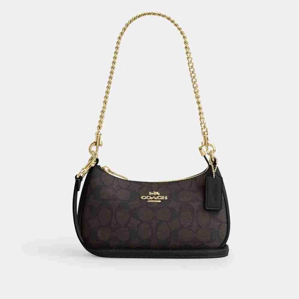 Mila Crossbody Bag With Signature Canvas