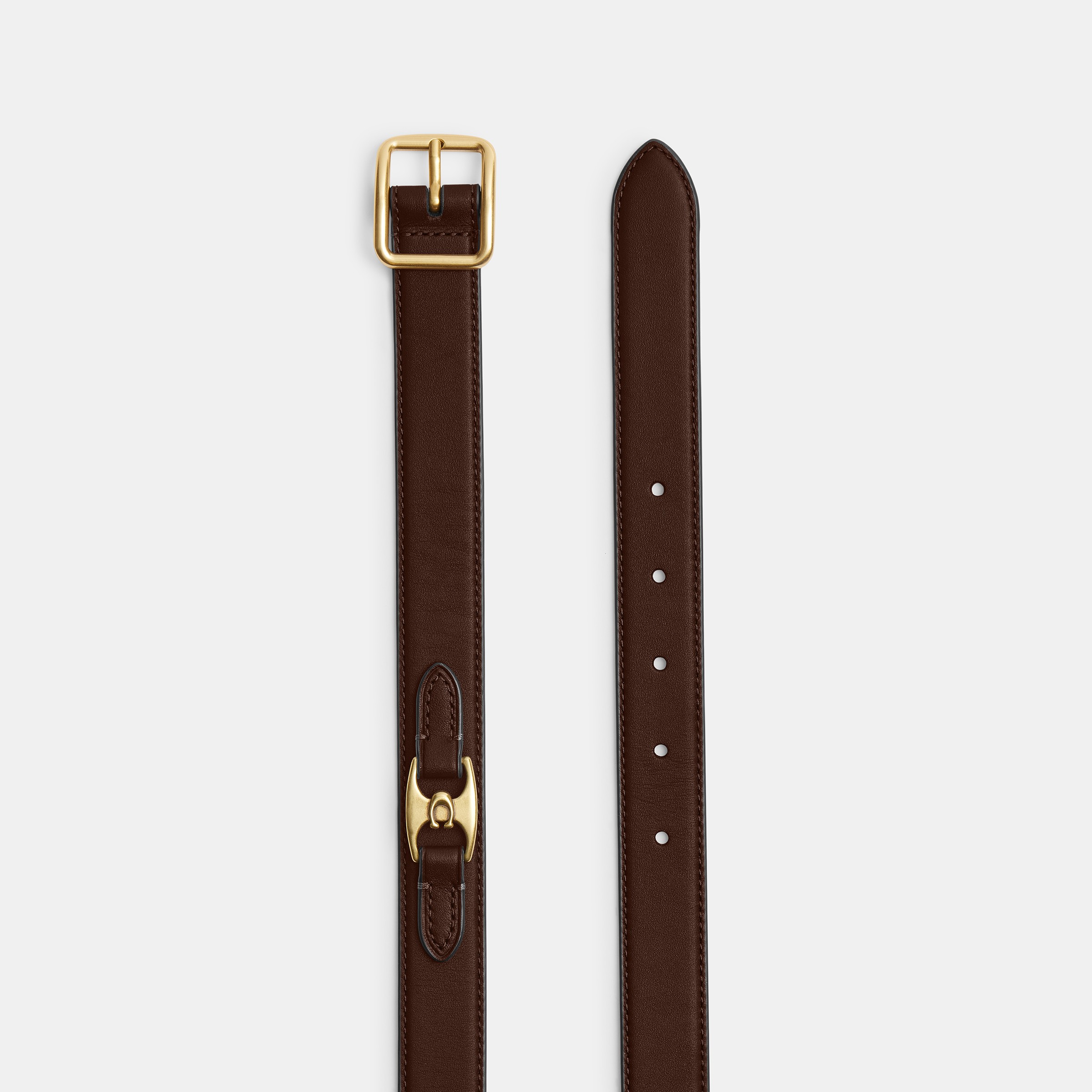 Classic Buckle Belt With Hip Detail 25 Mm
