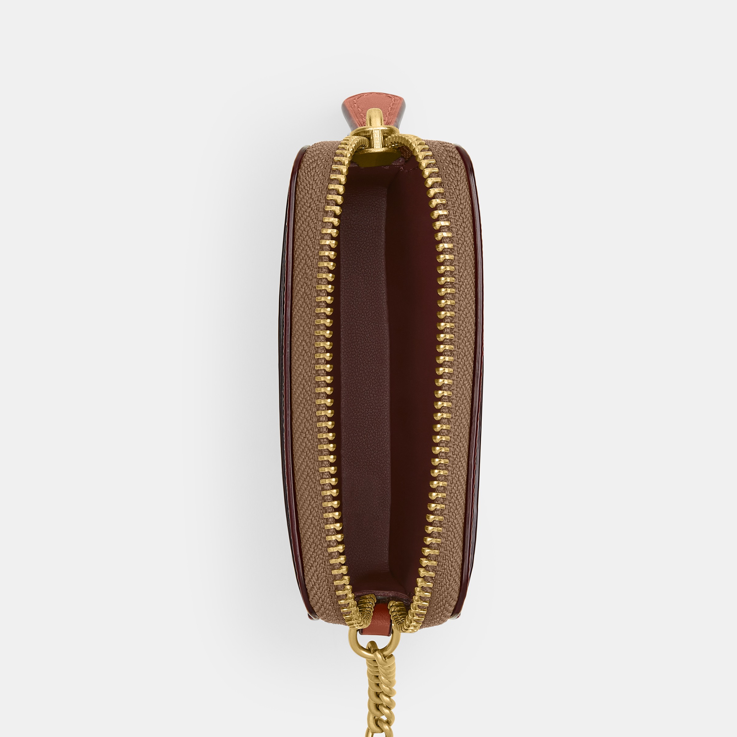 Essential Chain Card Case In Signature Canvas