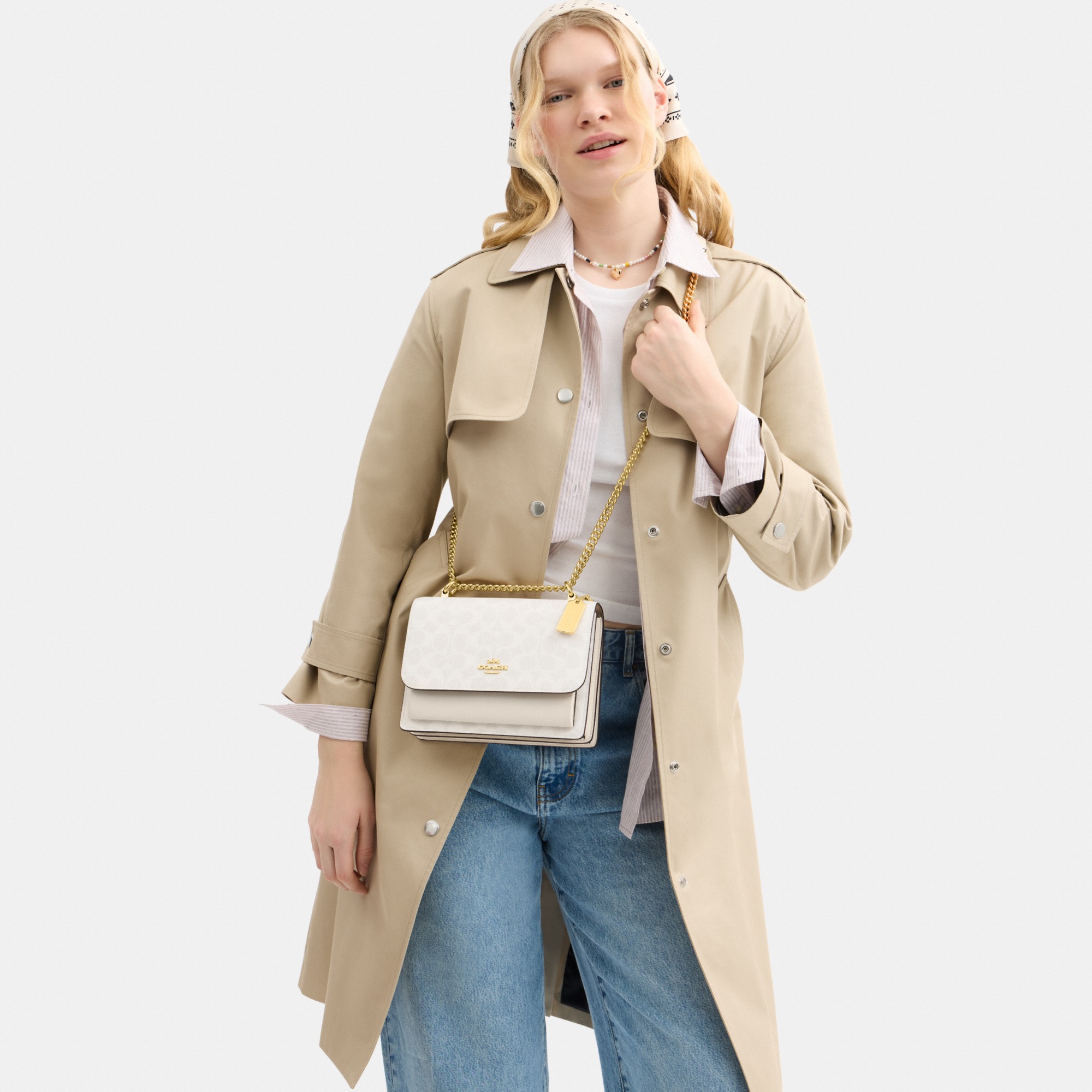 Klare Crossbody Bag In Signature Canvas